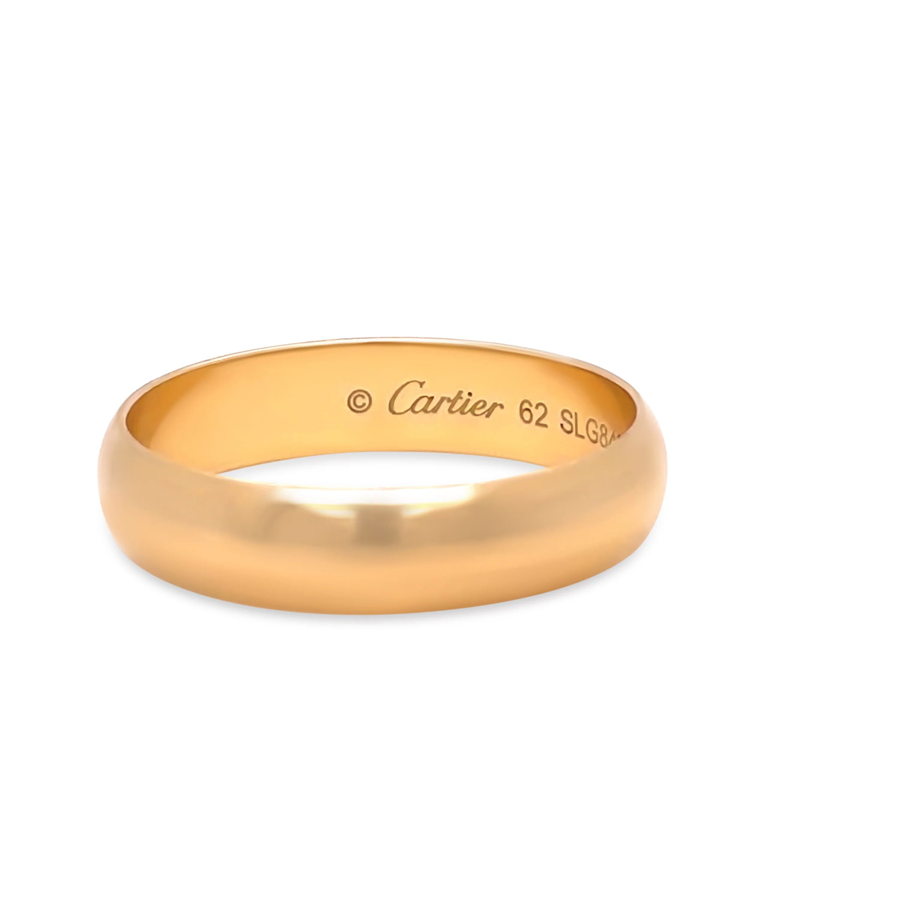 Cartier 18ct Yellow Gold 1895 Mens Wedding Ring 5g - Image 5