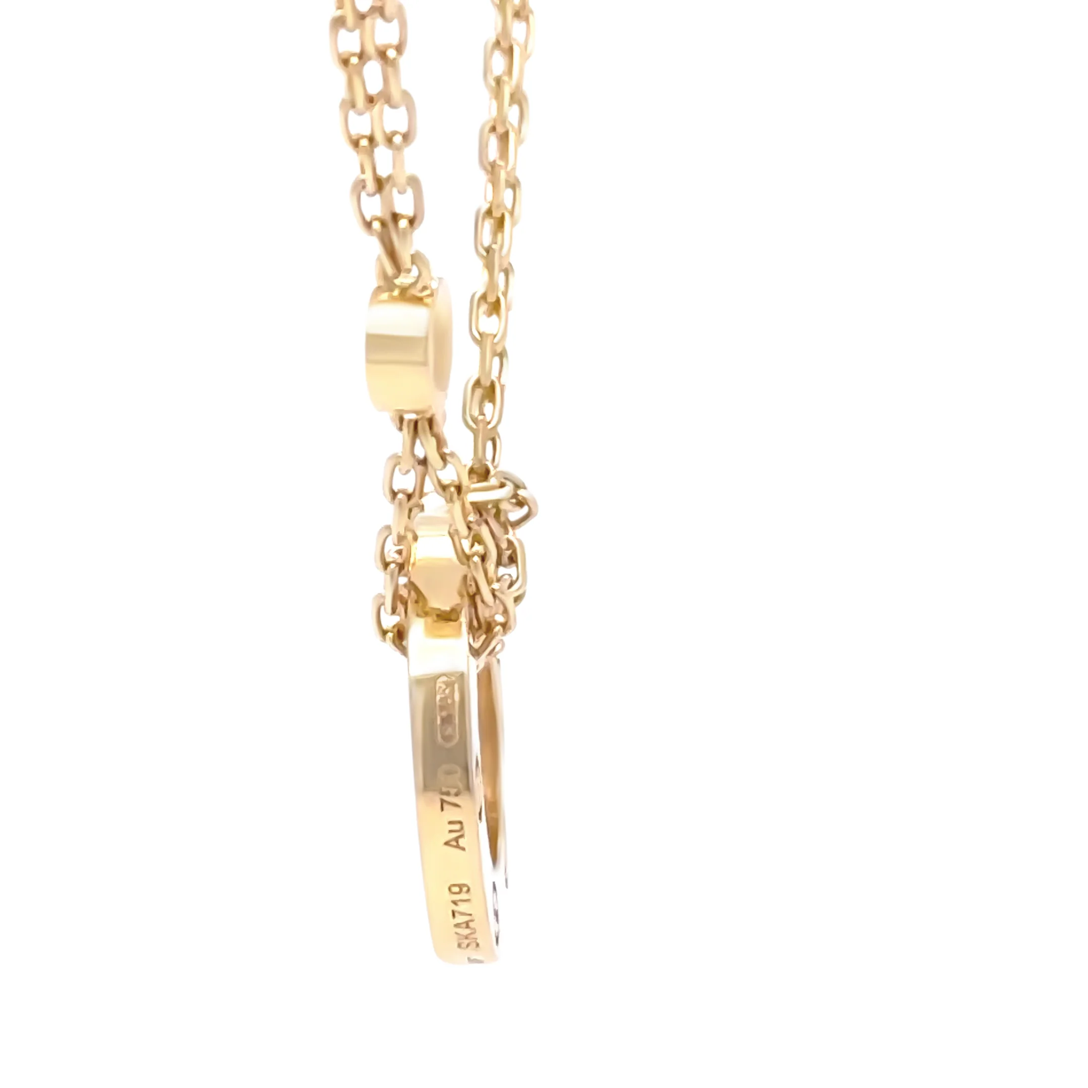Cartier 18ct Yellow Gold Diamond Love Necklace 0.03ct 6.41g - Image 3