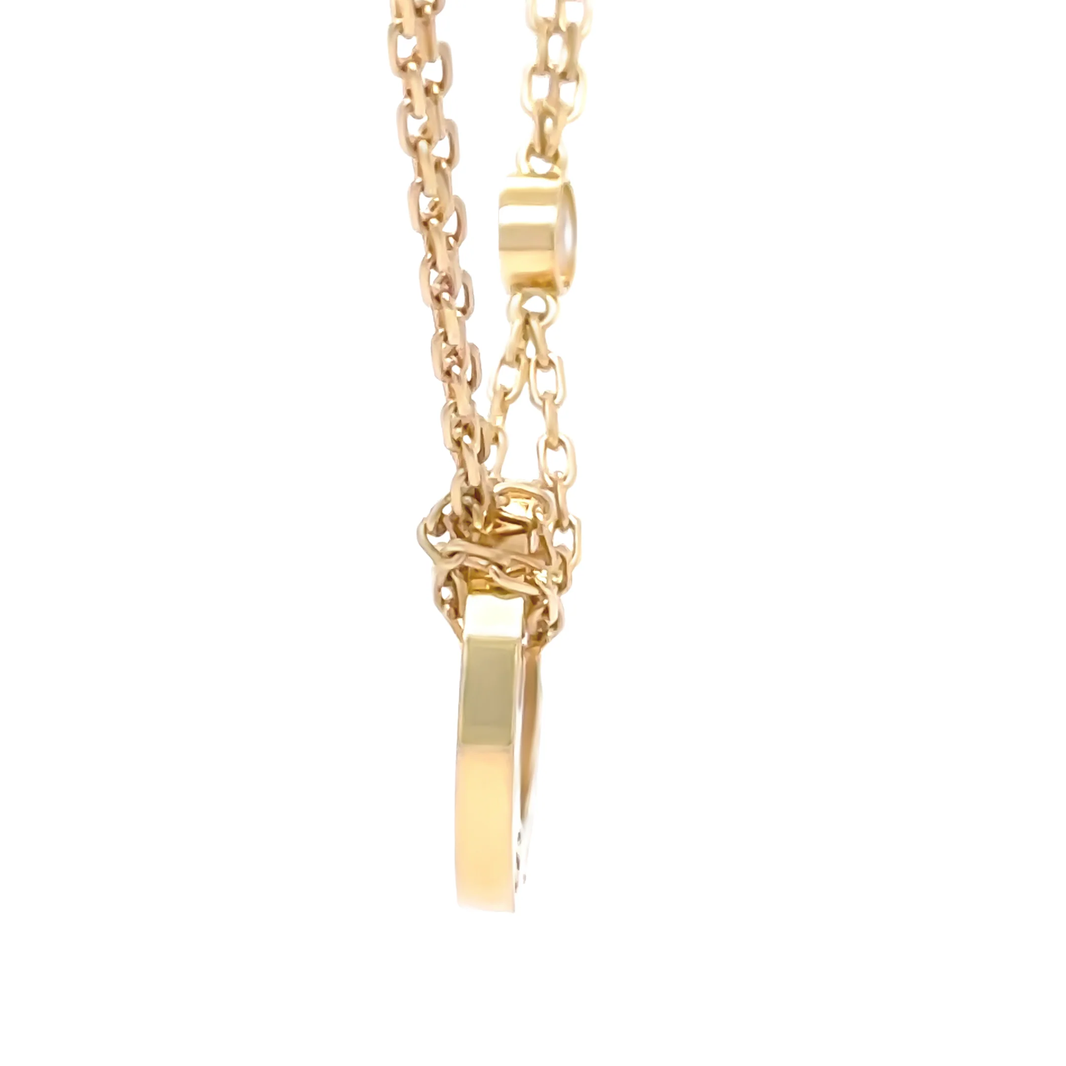Cartier 18ct Yellow Gold Diamond Love Necklace 0.03ct 6.41g - Image 4