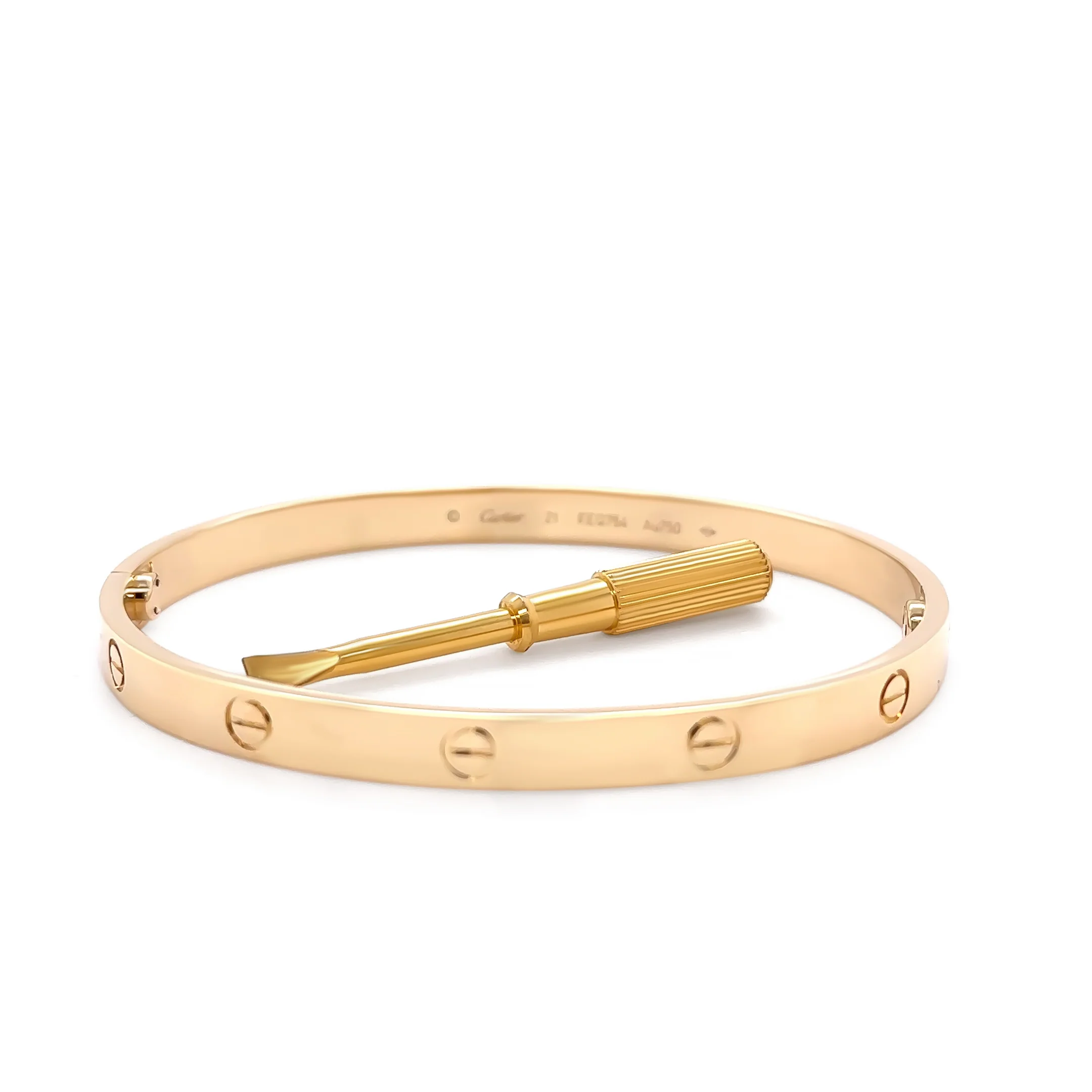 Cartier 18ct Yellow Gold Love Bracelet Classic Model 41g - Image 2