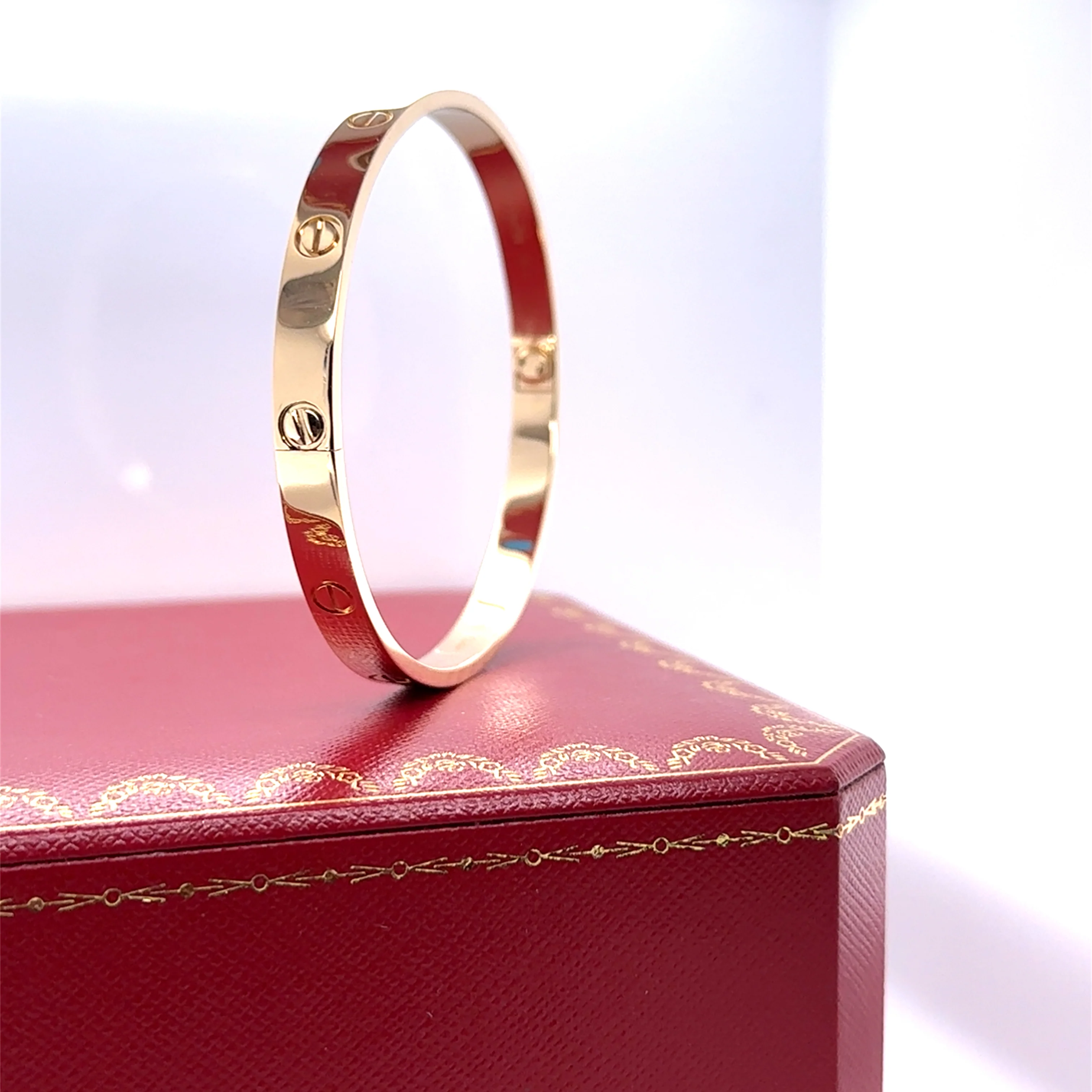 Cartier 18ct Yellow Gold Love Bracelet Classic Model 41g - Image 7