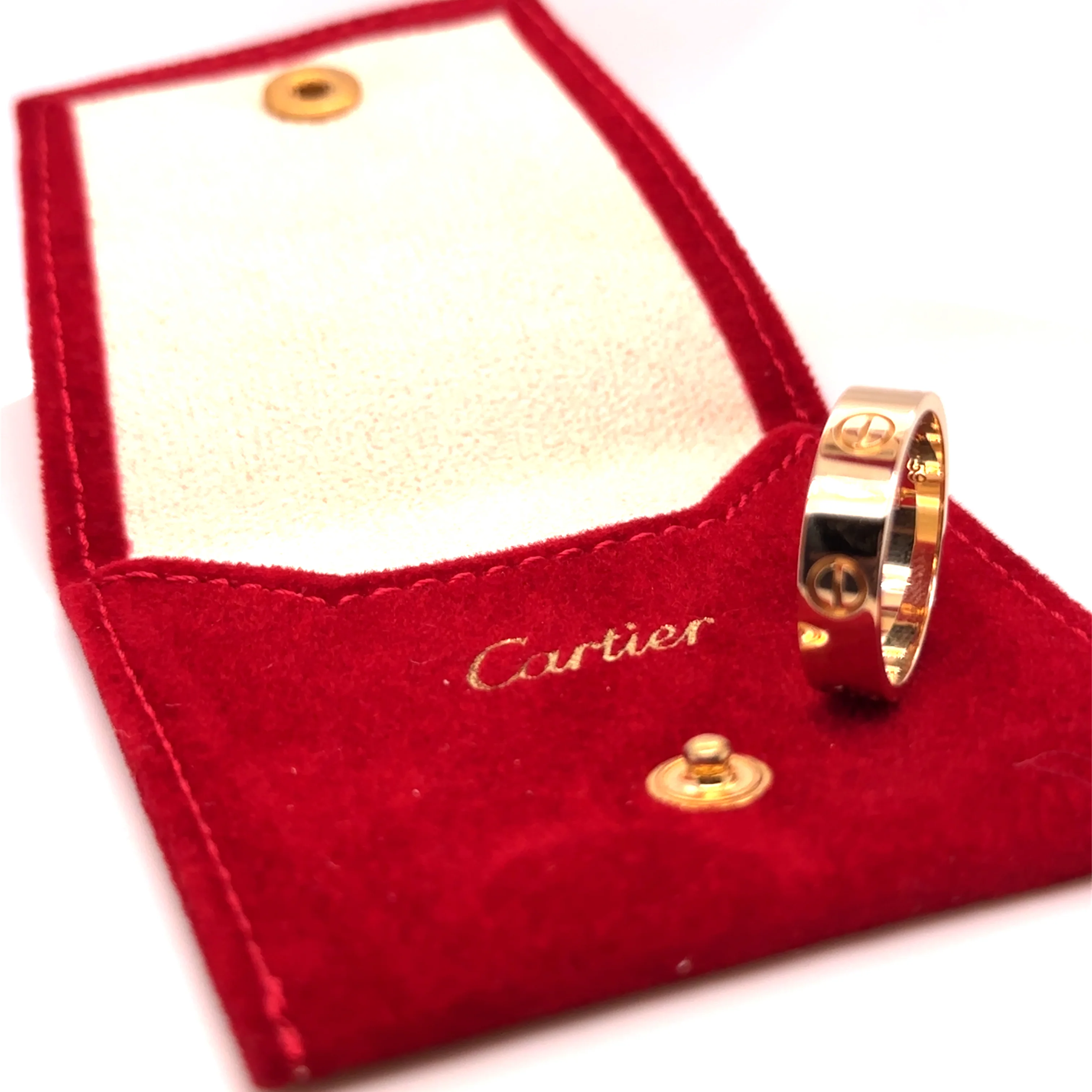Cartier 18ct Yellow Gold Love Ring Classic Model 6.62g - Image 6