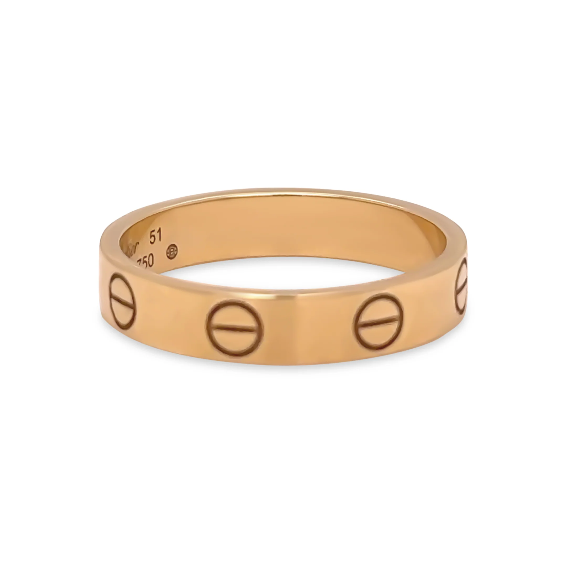Cartier 18ct Yellow Gold Love Wedding Band 3.19g - Image 4