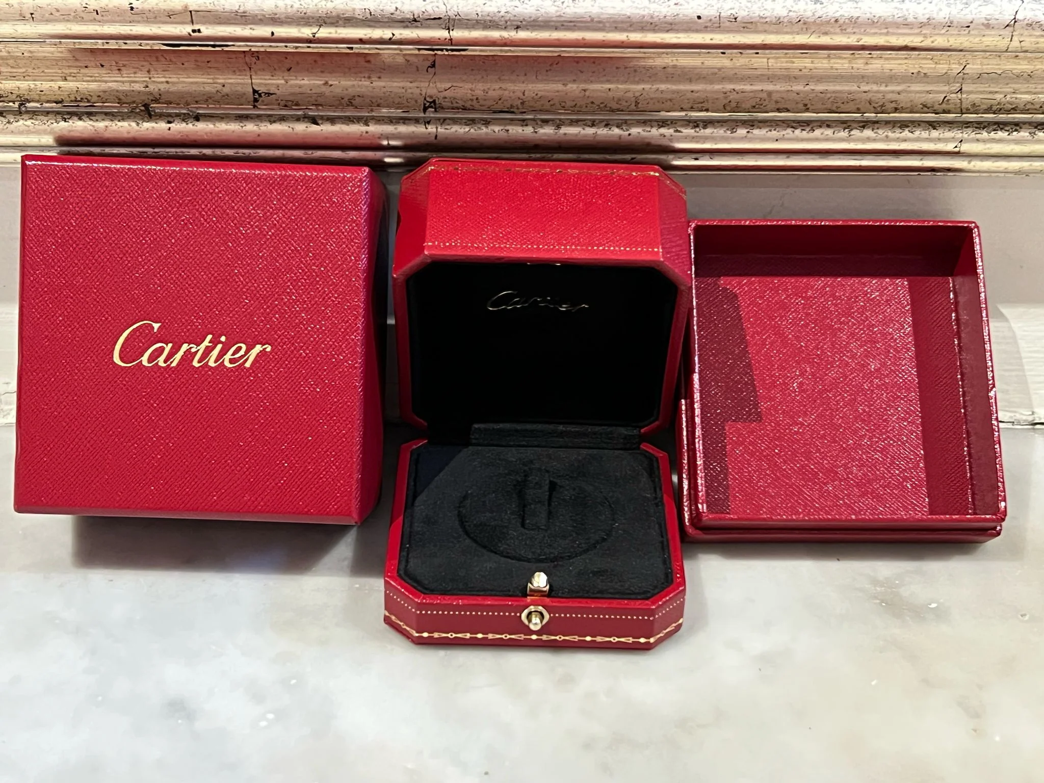 Cartier 18ct Yellow Gold Tank Francaise Men's Ring 16.61g - Image 10