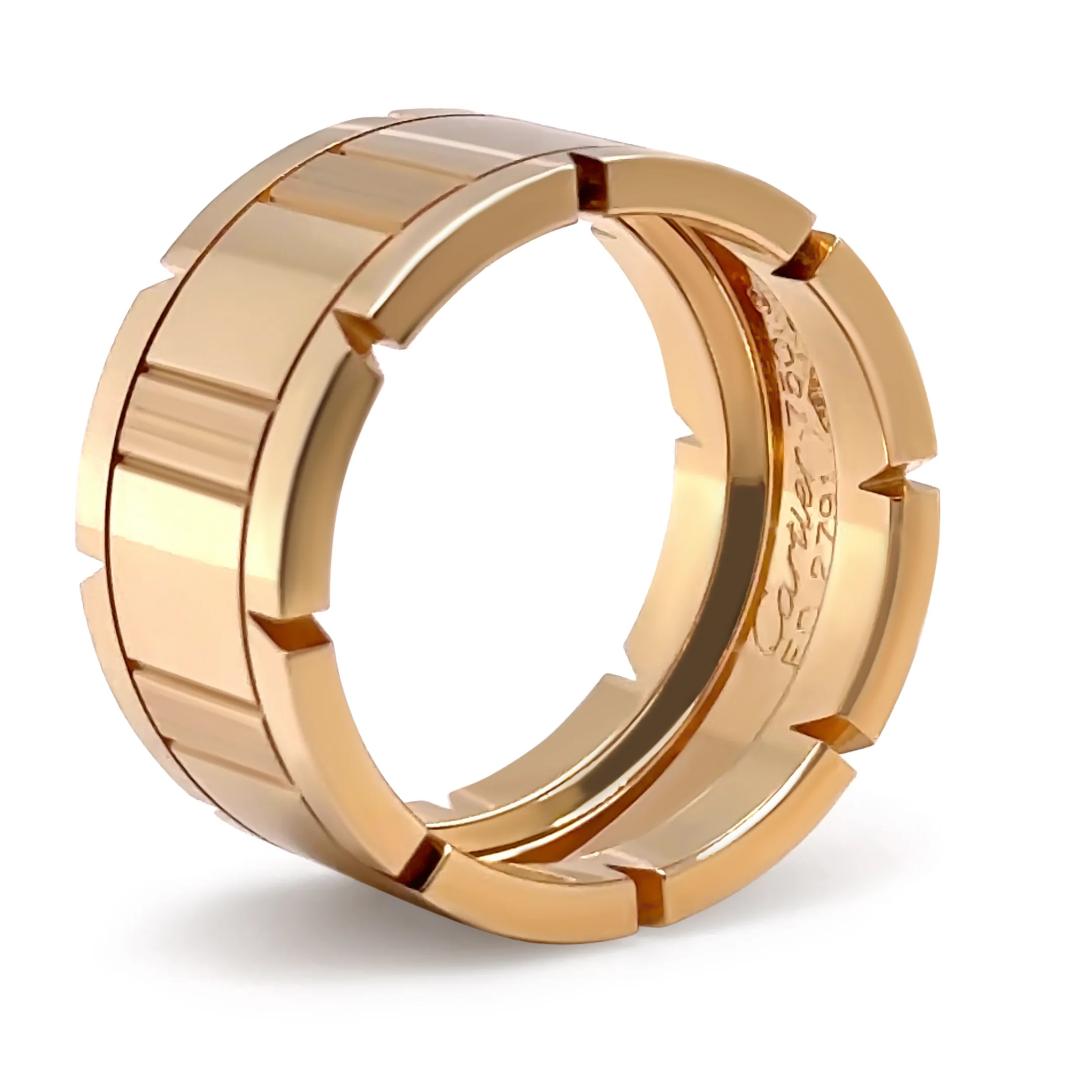 Cartier 18ct Yellow Gold Tank Francaise Men's Ring 16.61g - Image 3