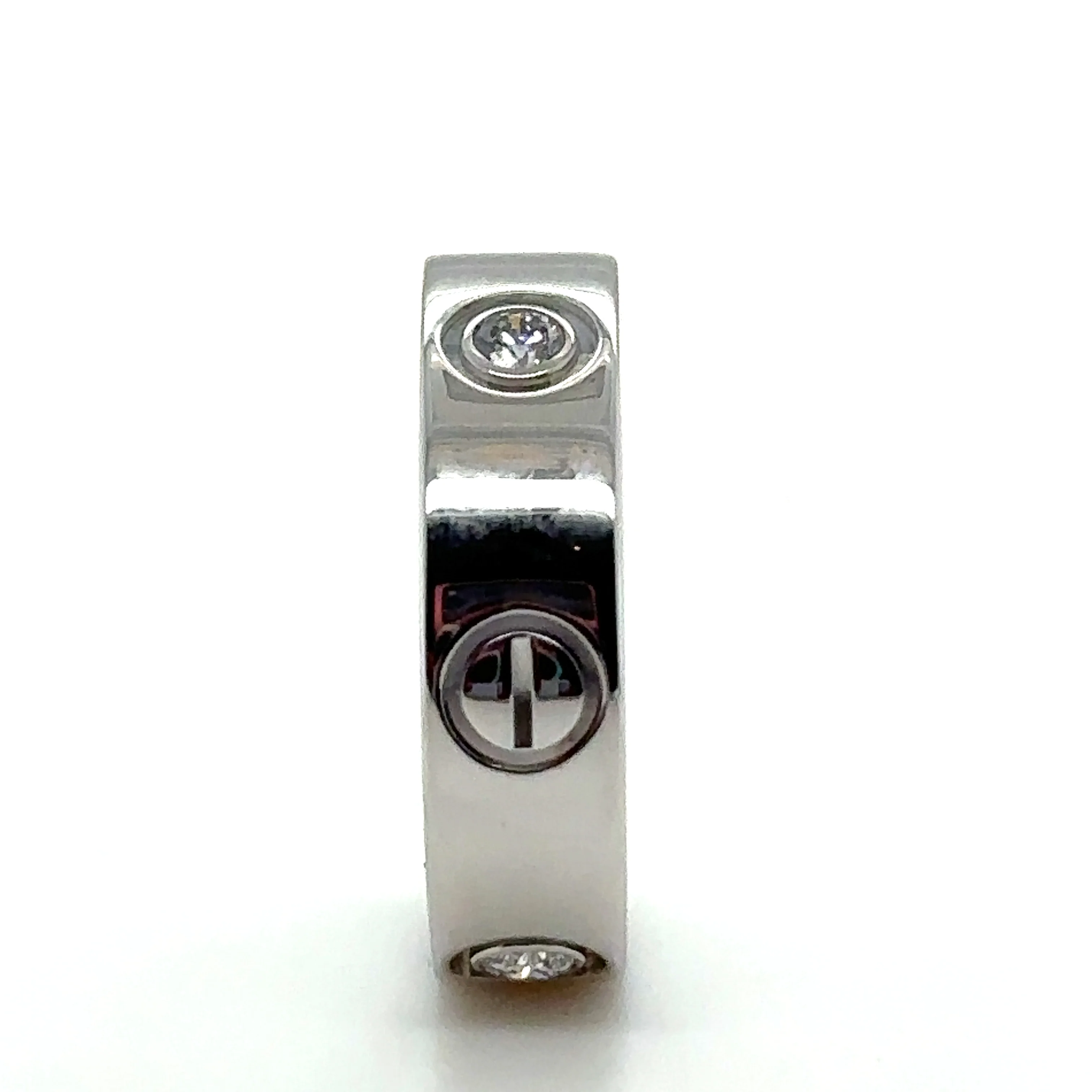 Cartier Love Ring with 3 Diamonds 0.25ct - Image 11