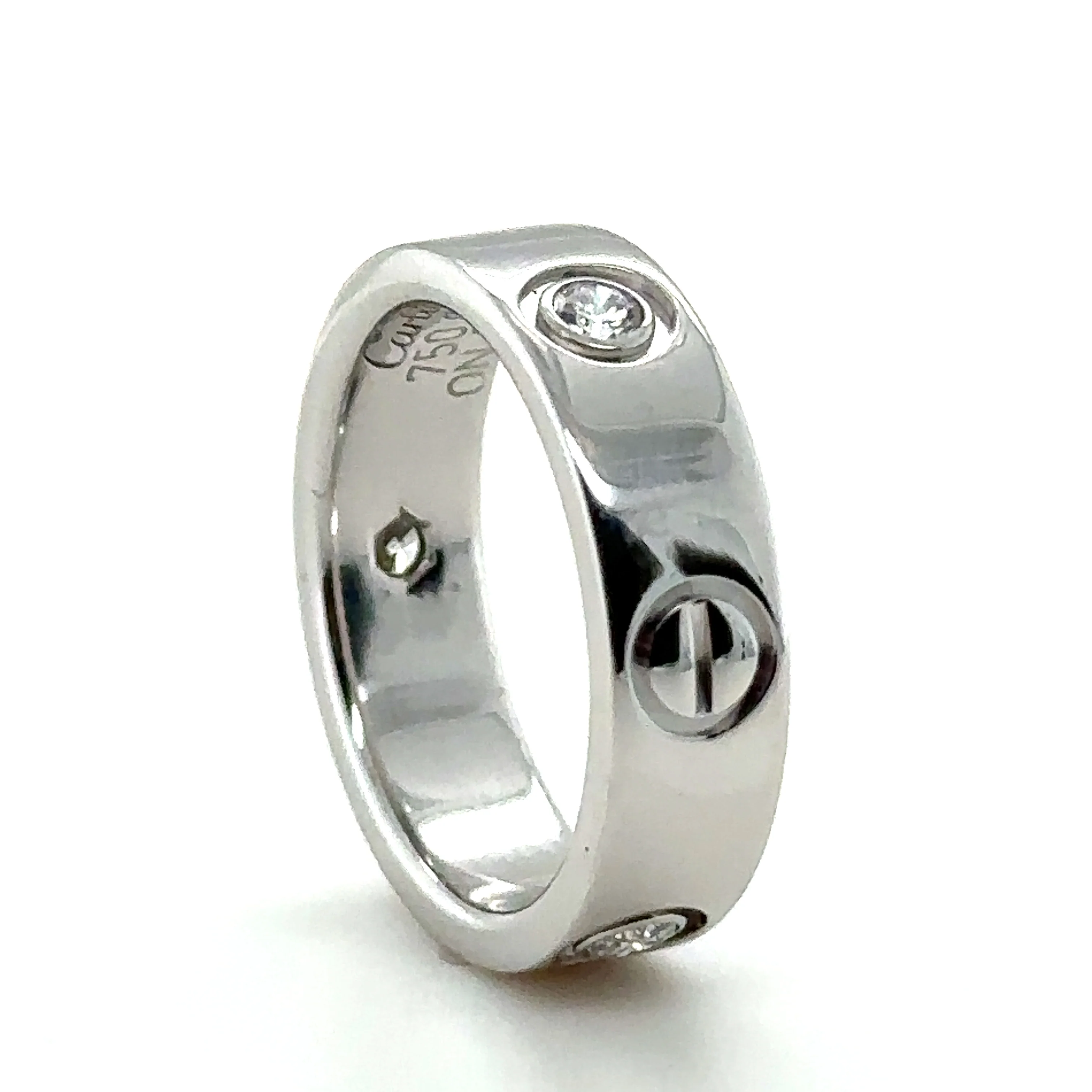 Cartier Love Ring with 3 Diamonds 0.25ct - Image 12