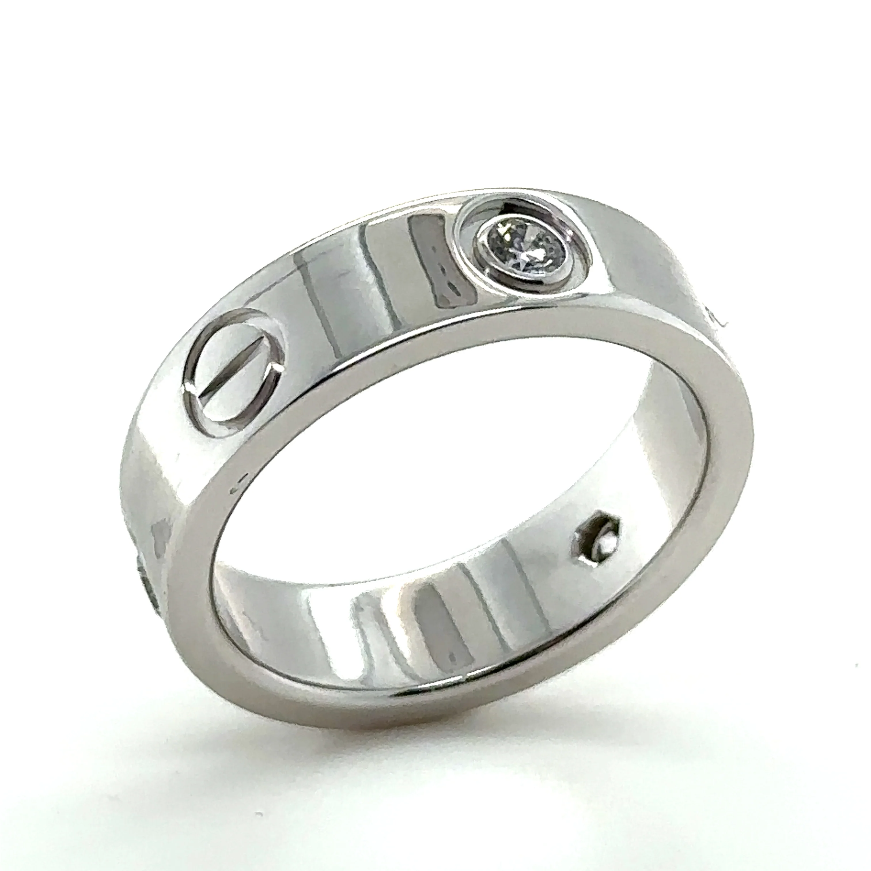 Cartier Love Ring with 3 Diamonds 0.25ct - Image 14