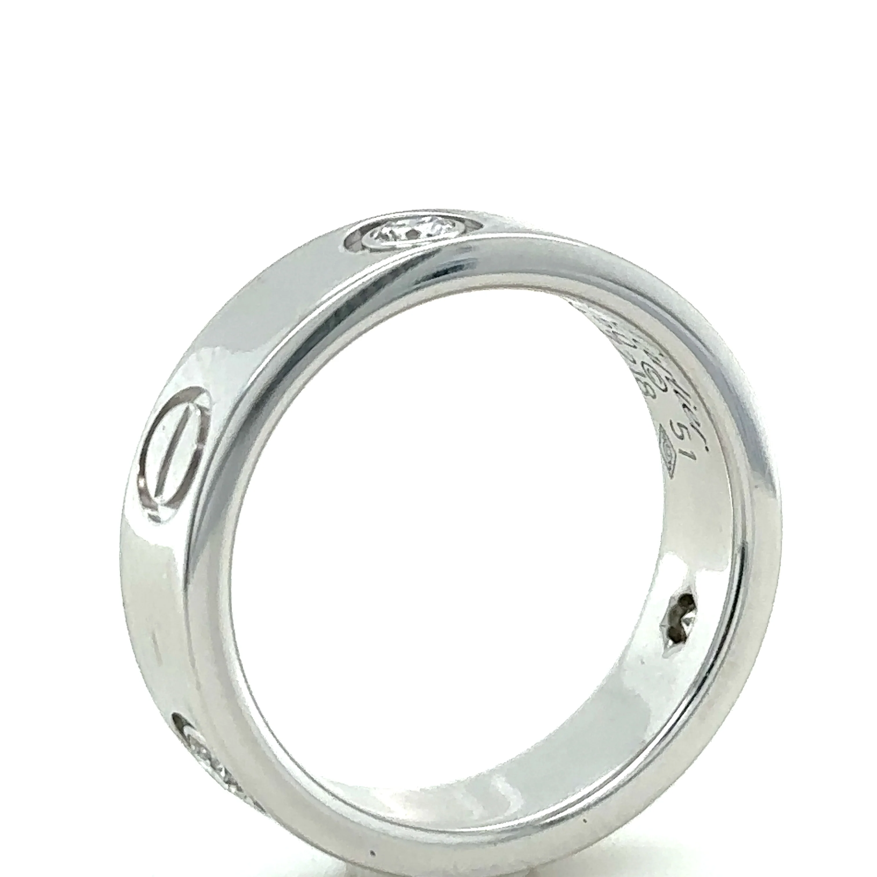 Cartier Love Ring with 3 Diamonds 0.25ct - Image 5
