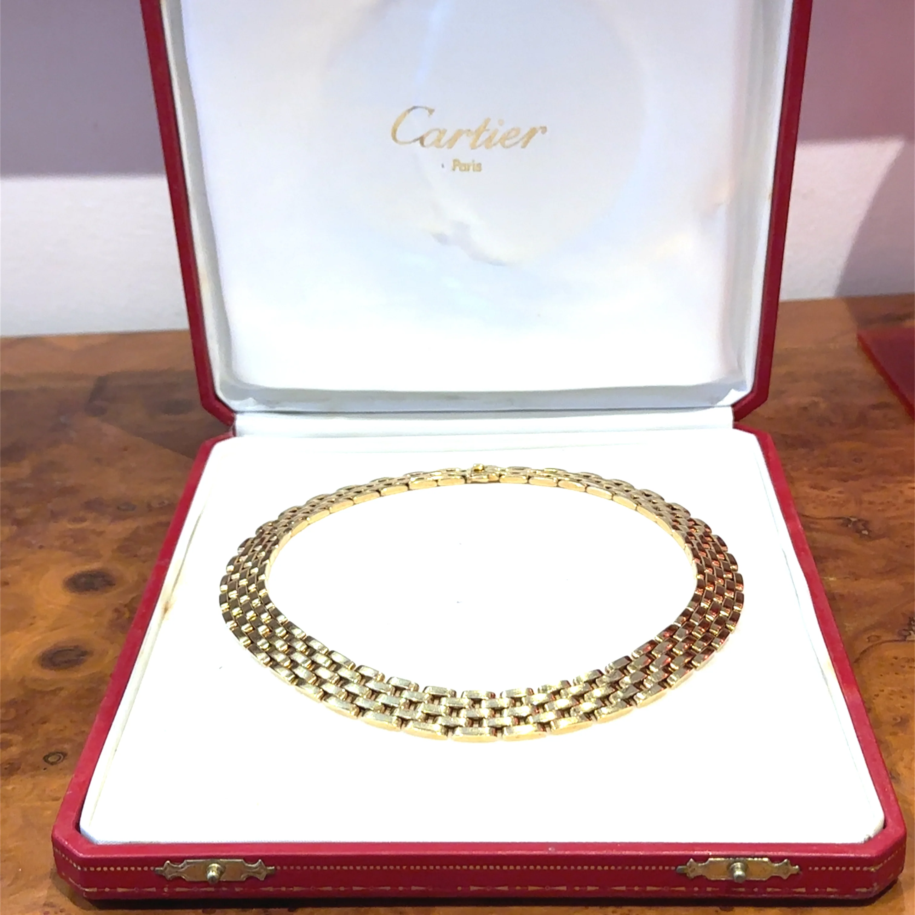 Cartier Maillon Panthère 18ct Yellow Gold Necklace 148.73g - Image 6