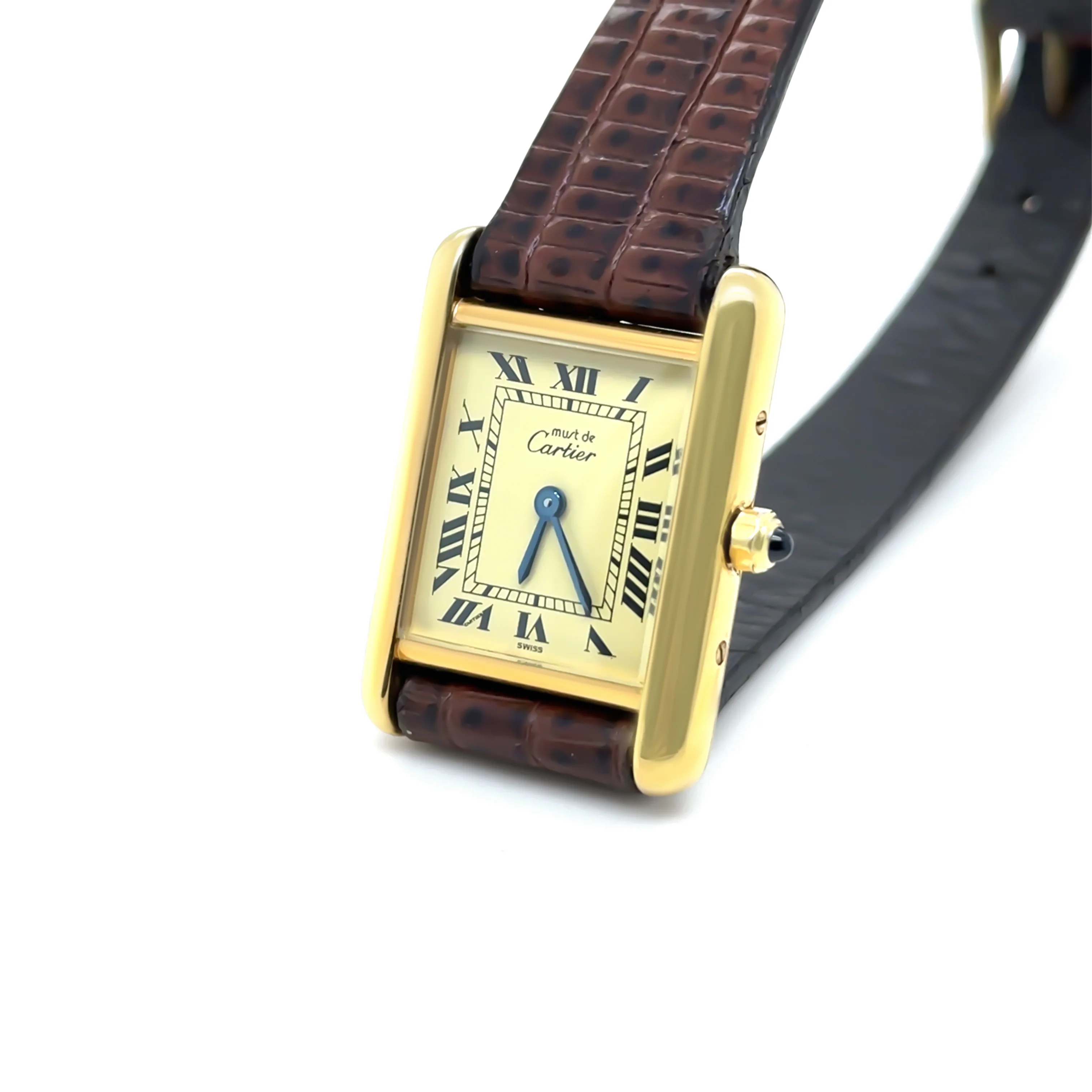 Cartier Must de Cartier Tank Vermeil Quartz Watch - Image 4