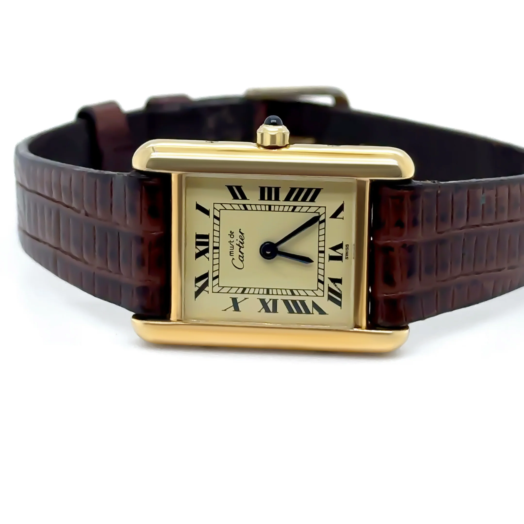 Cartier Must de Cartier Tank Vermeil Quartz Watch - Image 6