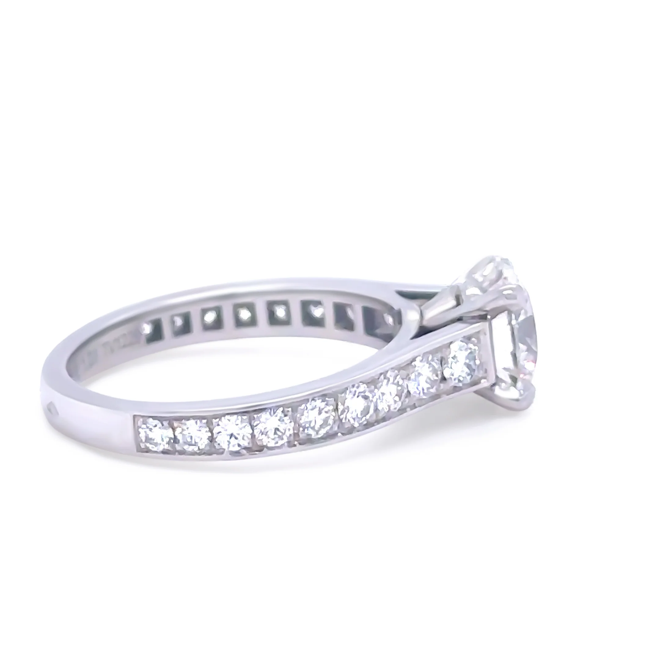 Cartier Platinum 1895 Solitaire Engagement Ring 1.83ct 4.63g - Image 3