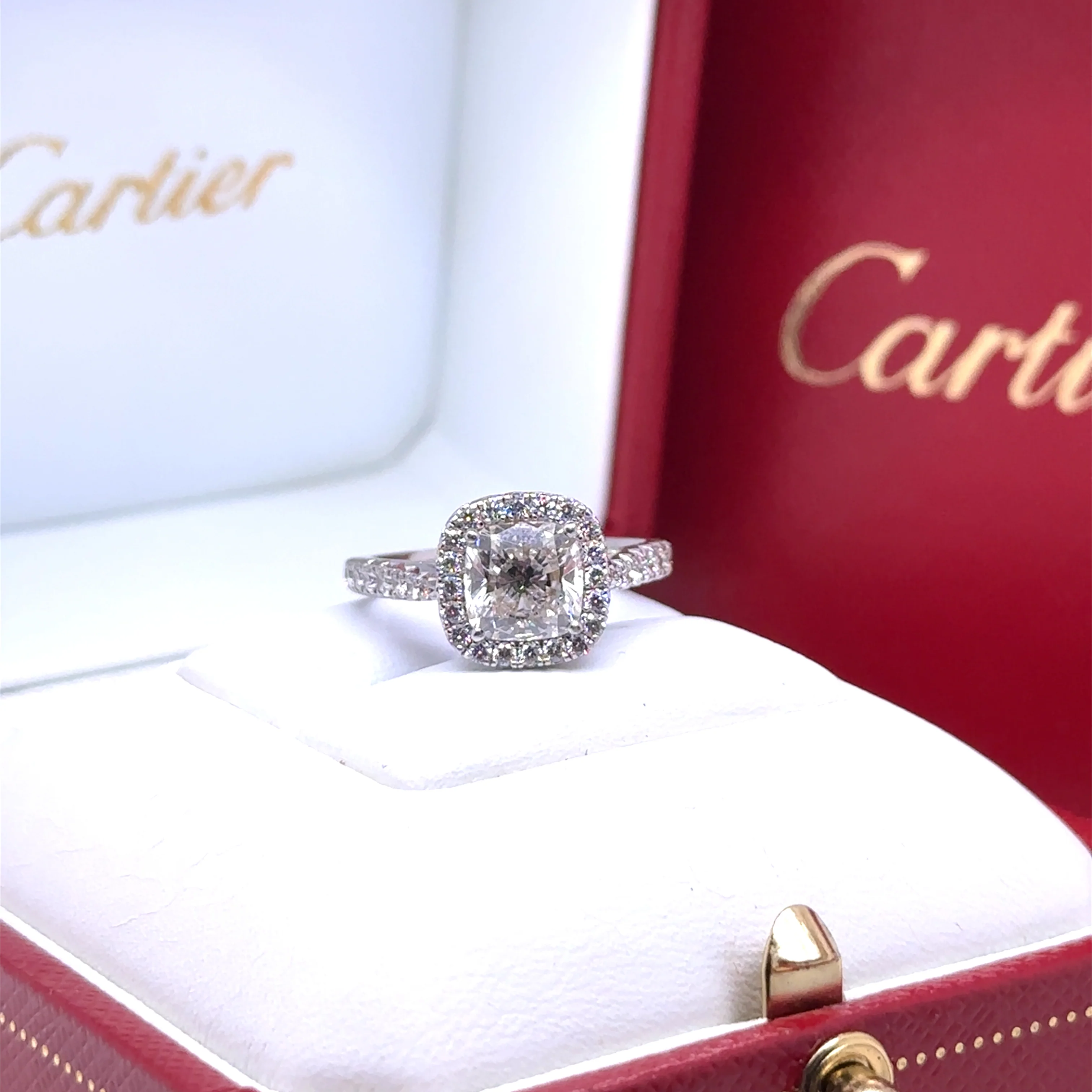 Cartier Platinum Destinée Diamond Ring 2.31ct 5.43g - Image 13
