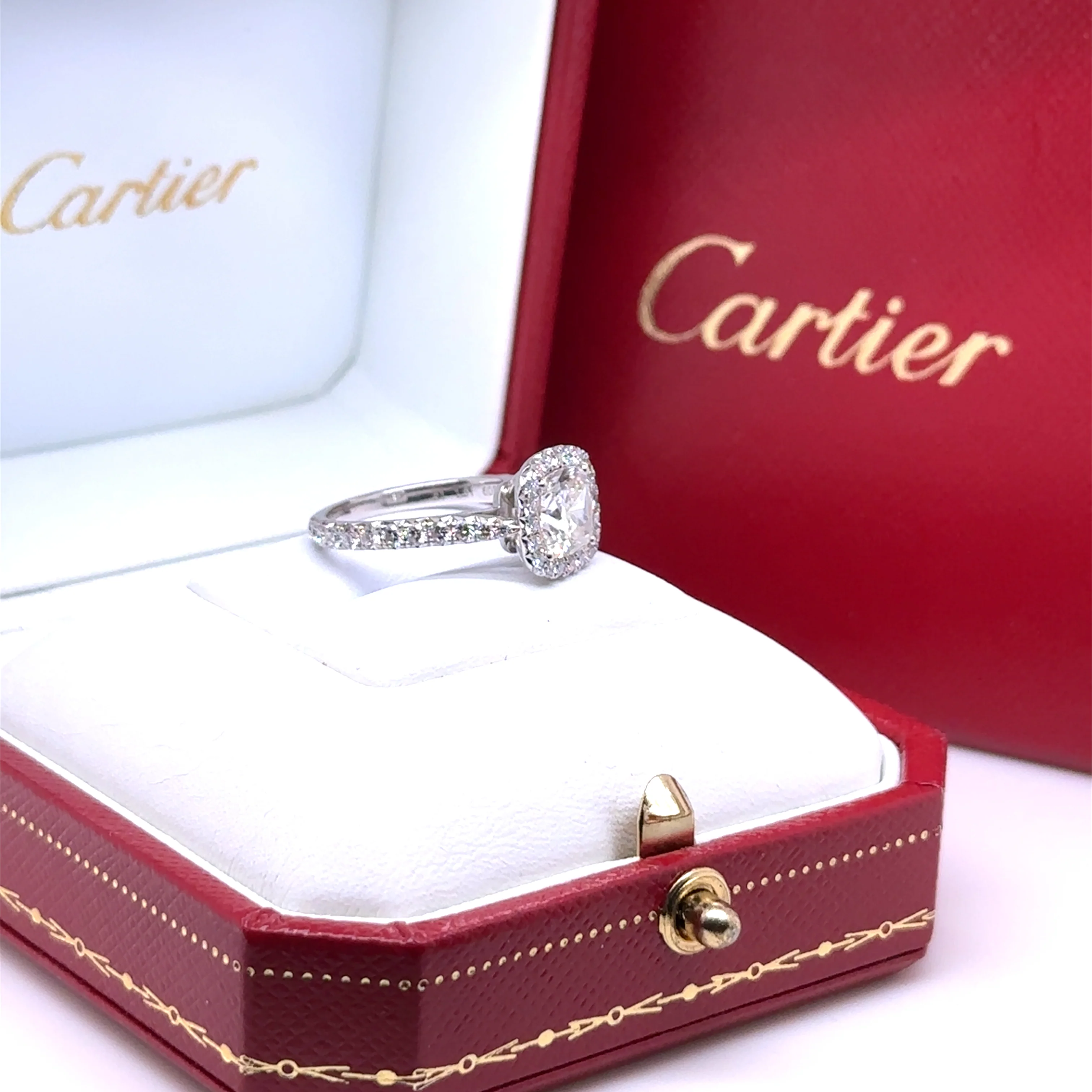 Cartier Platinum Destinée Diamond Ring 2.31ct 5.43g - Image 15