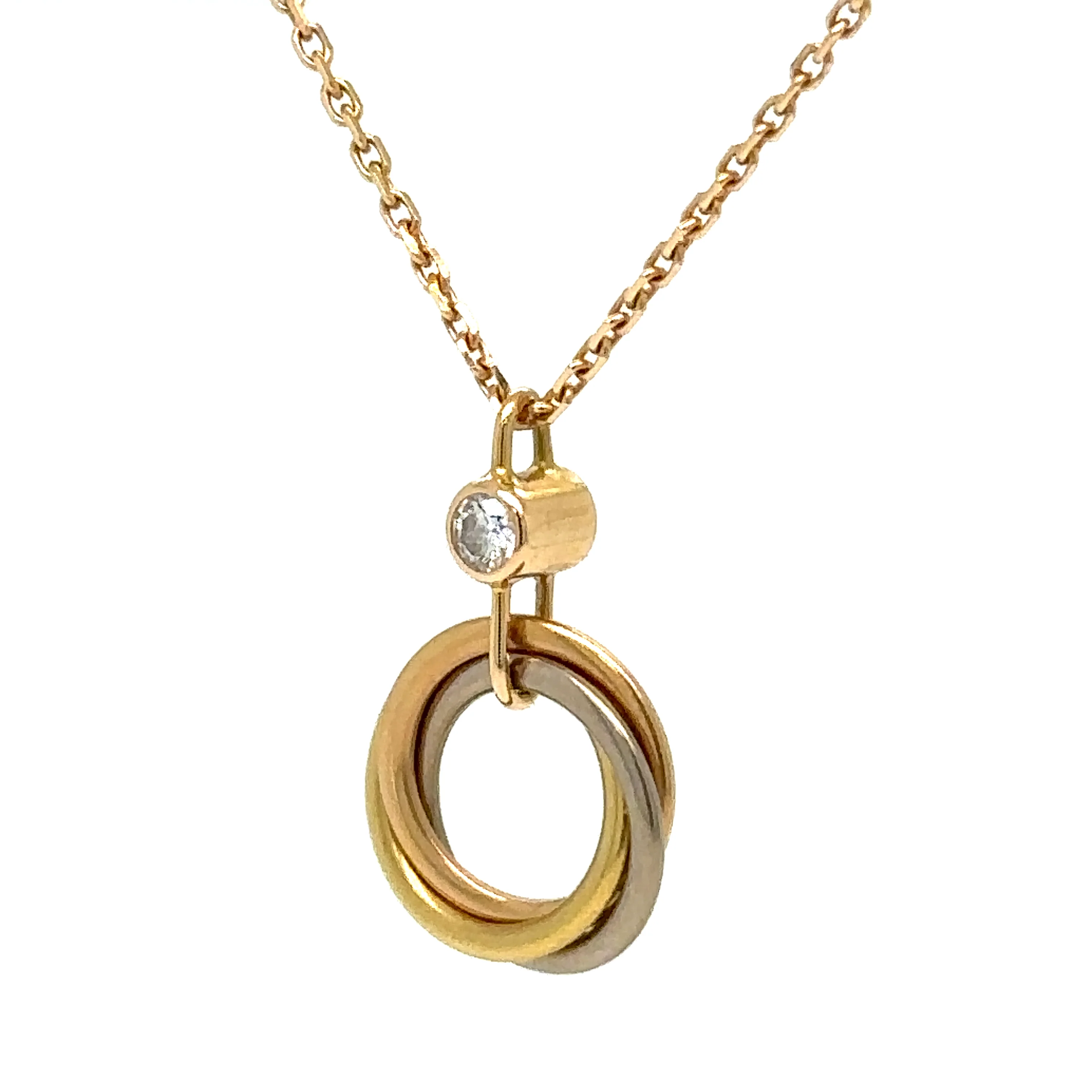 Cartier Trinity Necklace .04ct - Image 2