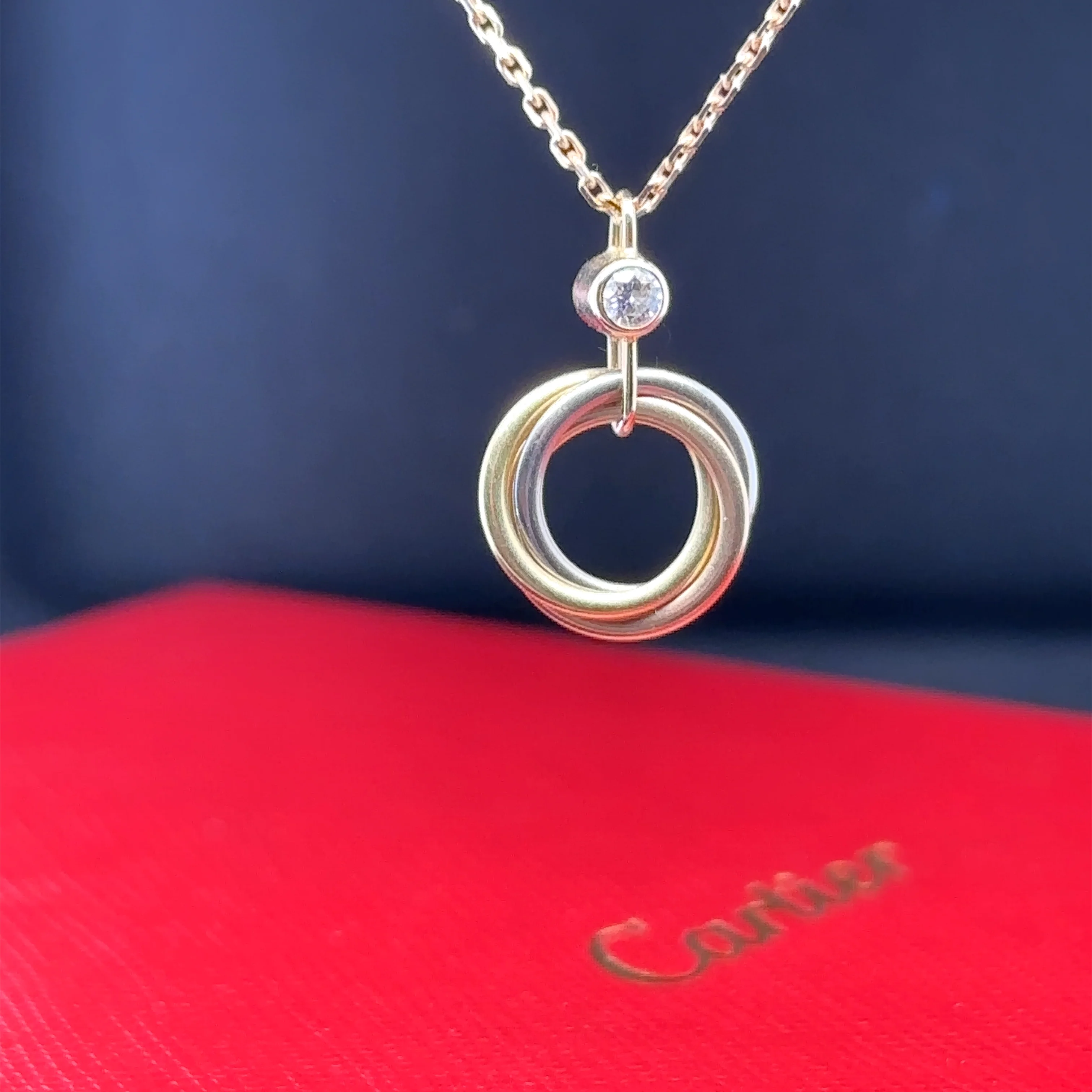 Cartier Trinity Necklace .04ct - Image 6