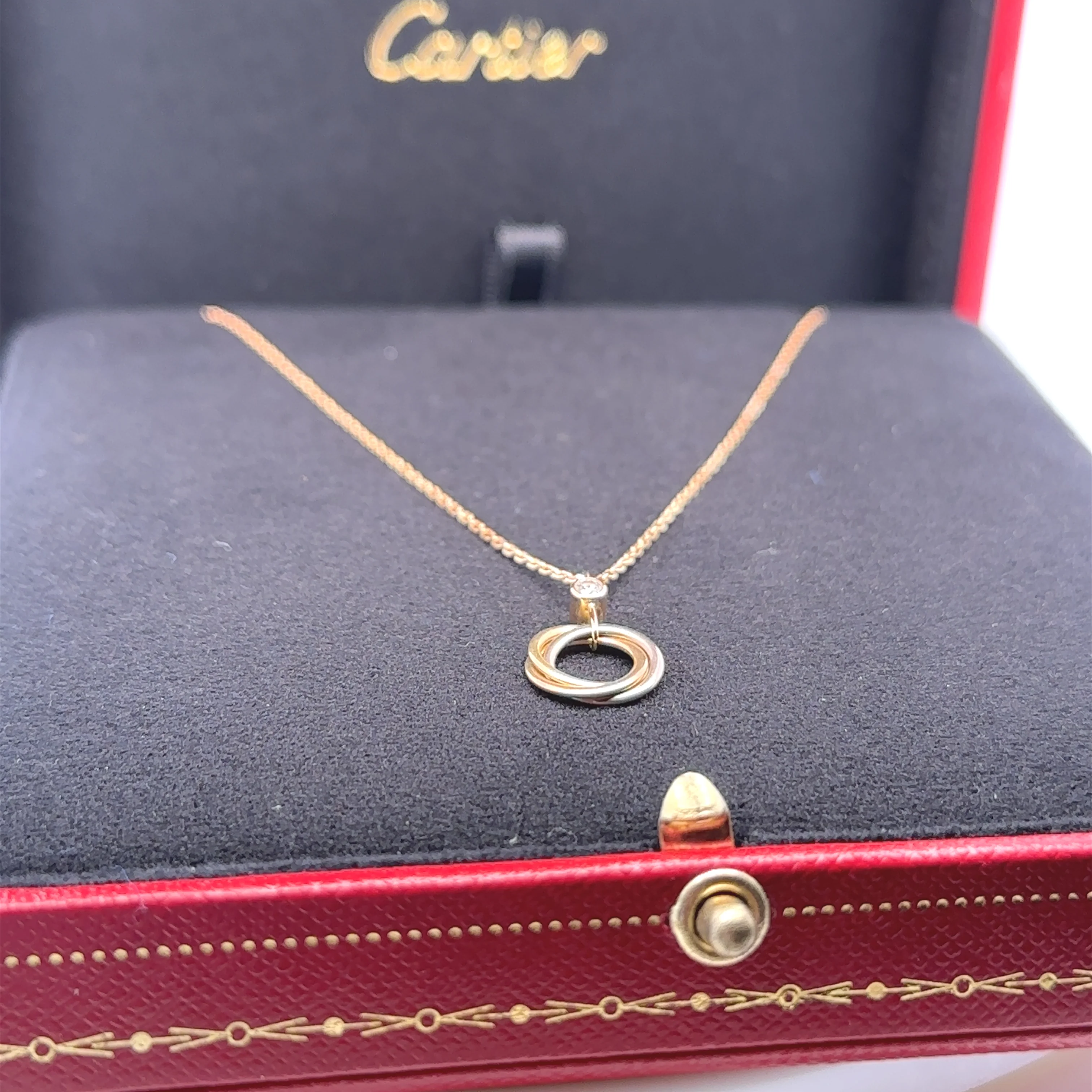 Cartier Trinity Necklace .04ct - Image 7