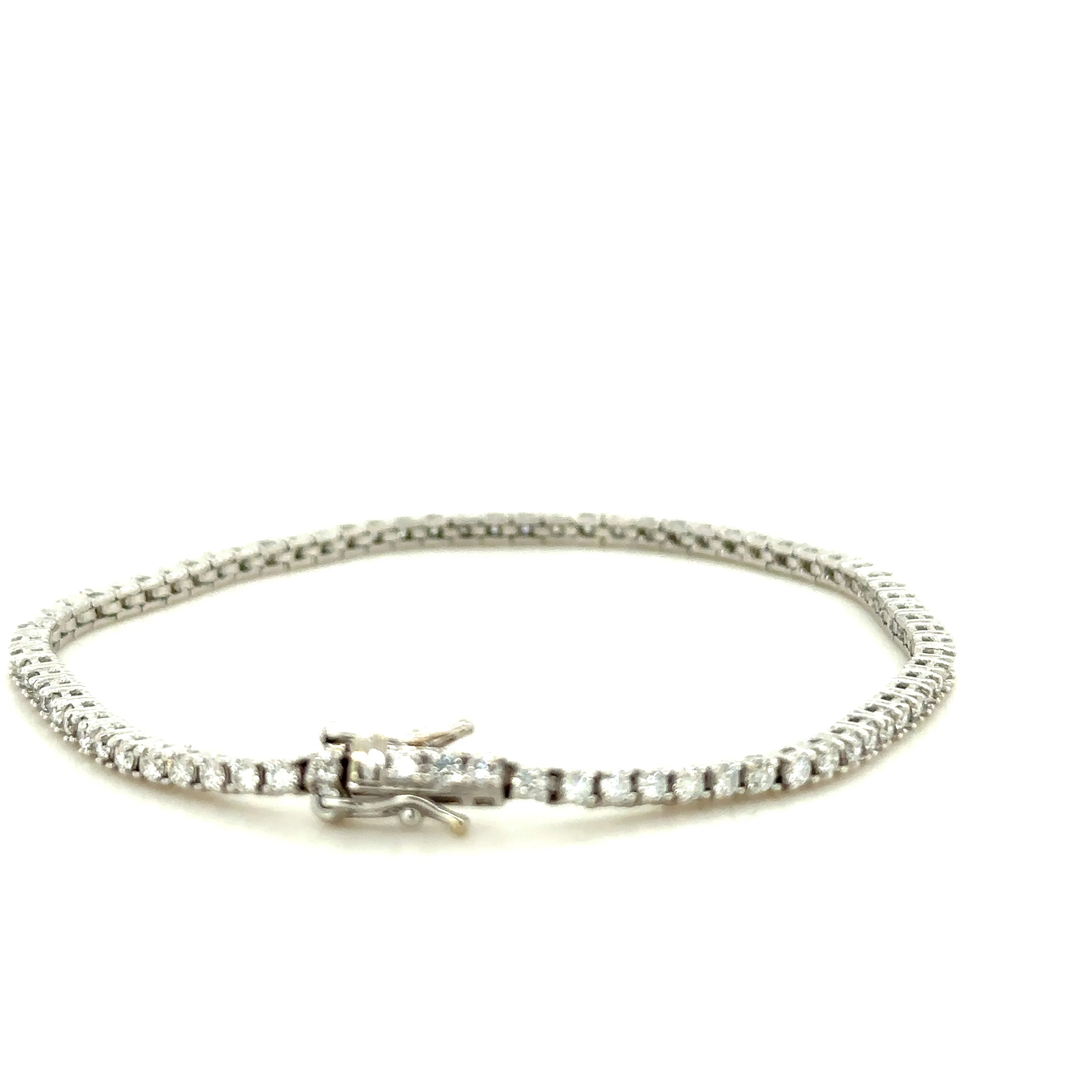 Bespoke Diamond Tennis Bracelet 1.73ct - Image 2