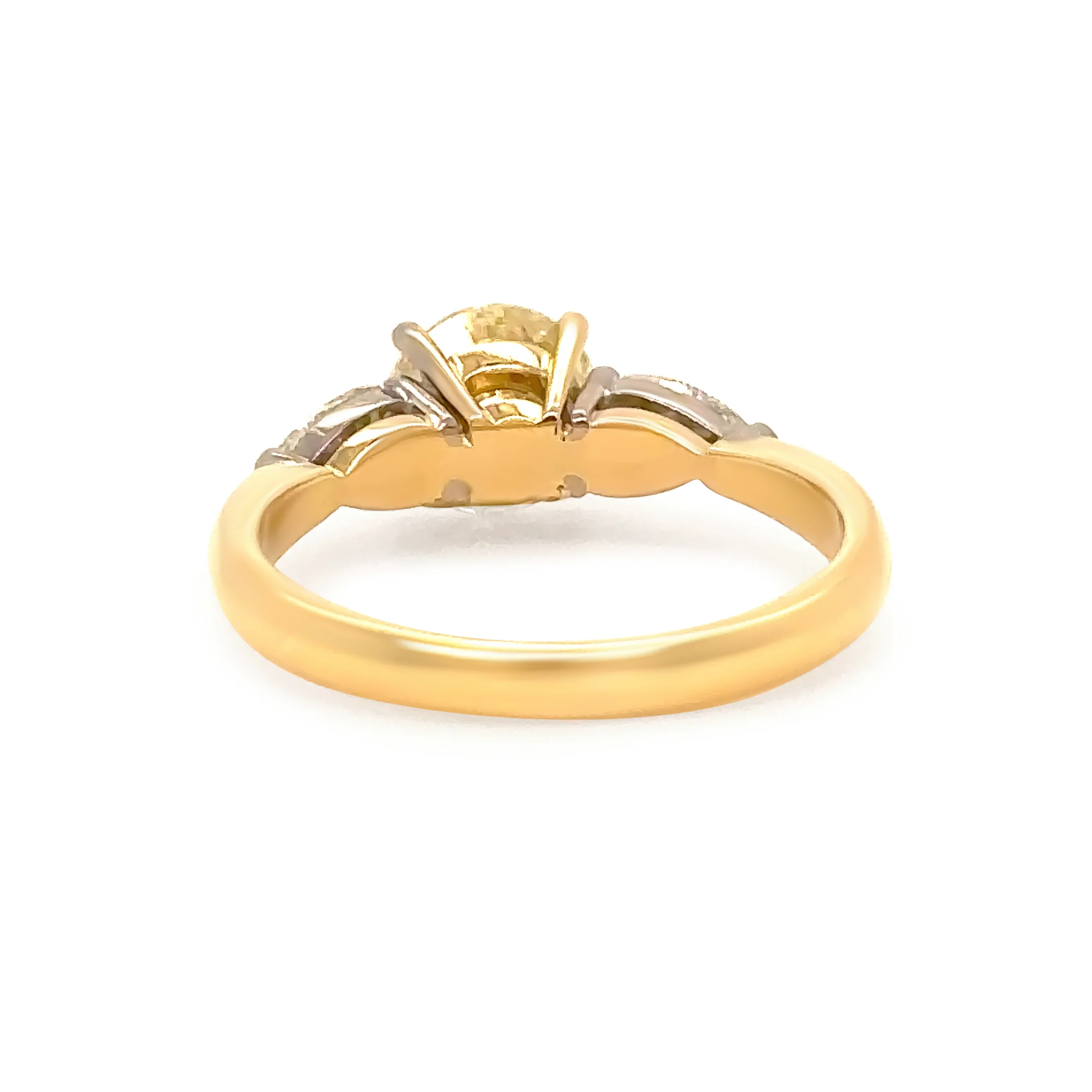 DCLA 18ct Yellow & White Gold Diamond Engagement Ring 1.79ct 3.64g - Image 4