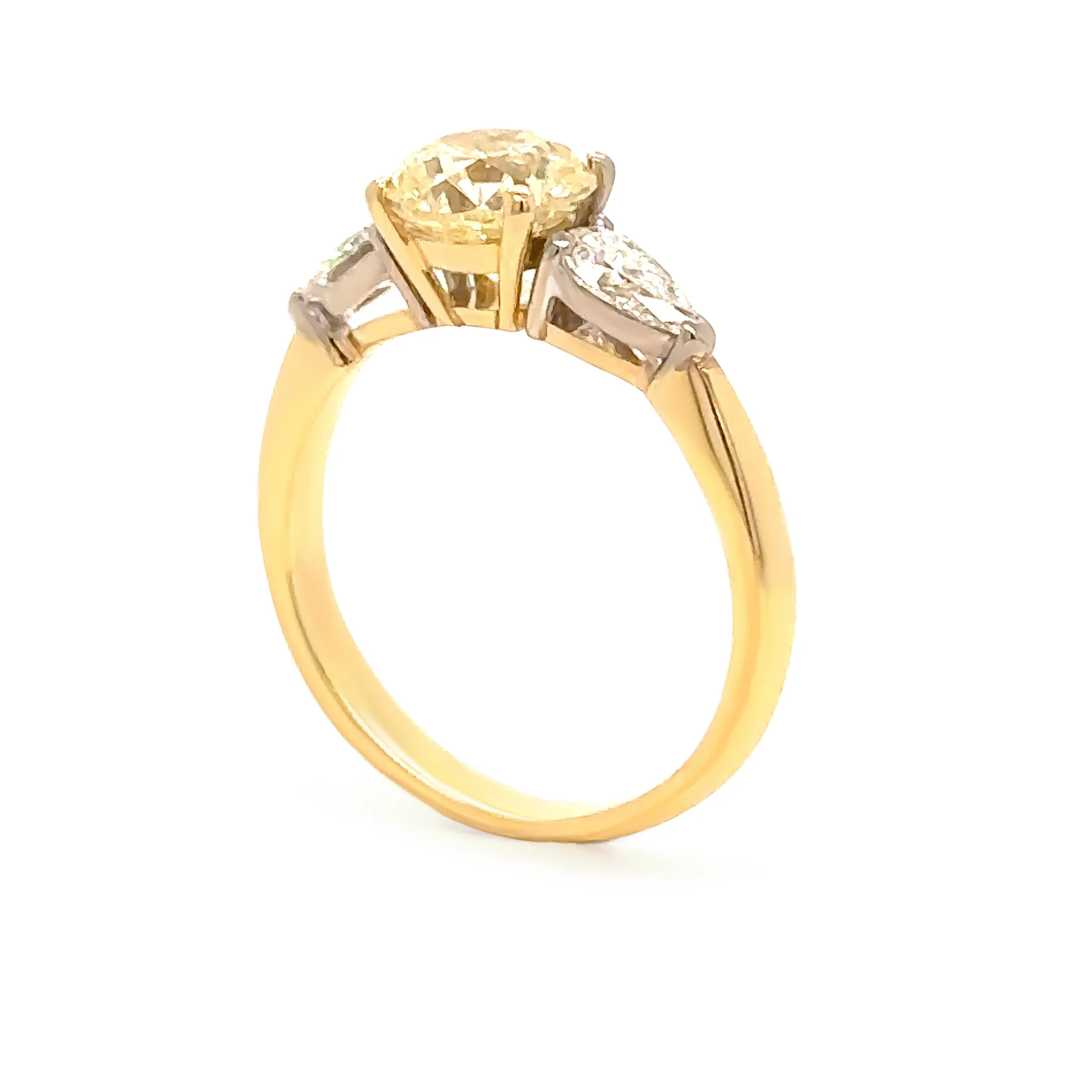 DCLA 18ct Yellow & White Gold Diamond Engagement Ring 1.79ct 3.64g - Image 7