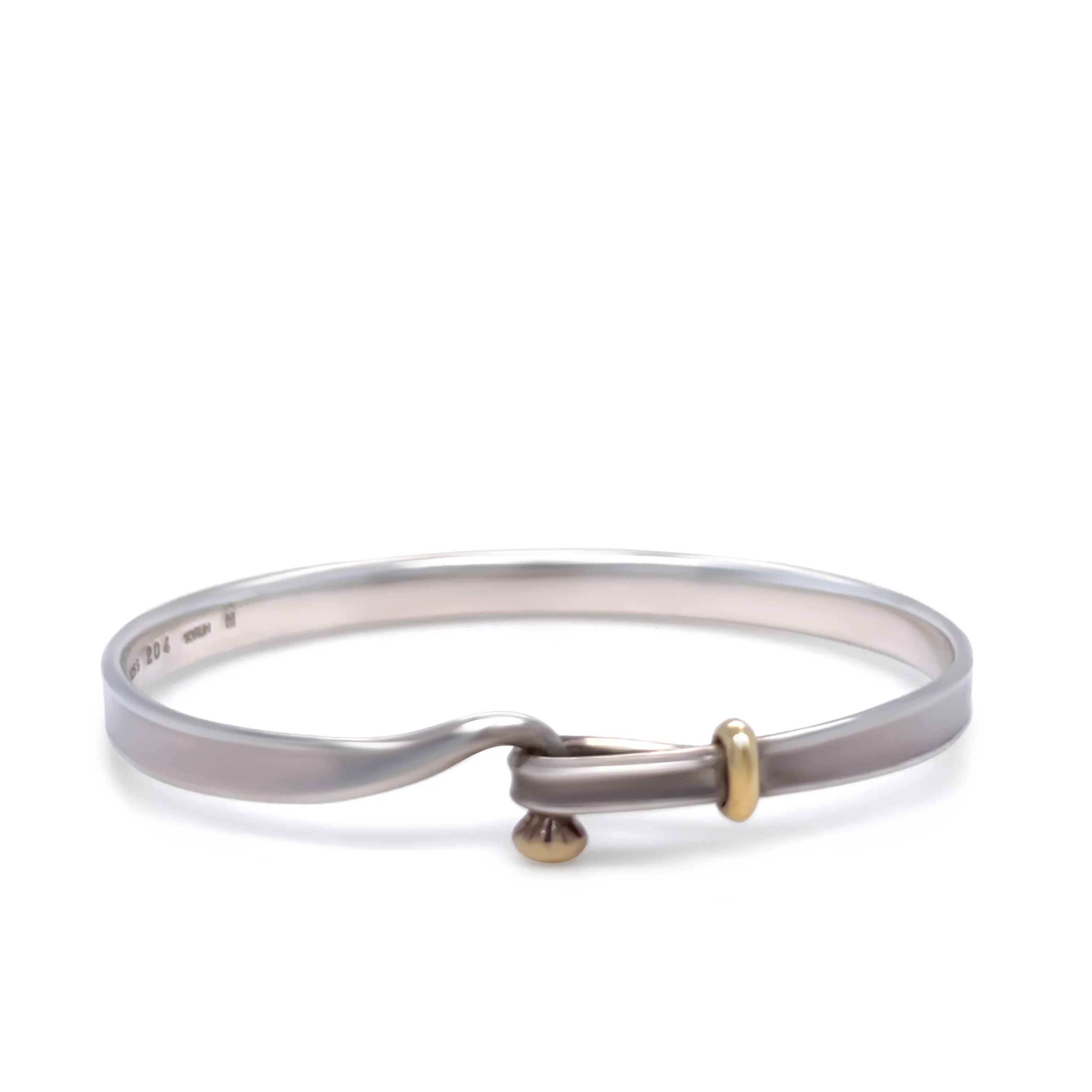 Georg Jensen 18ct Gold & Sterling Silver Torun Bracelet 204 16.72g - Image 2