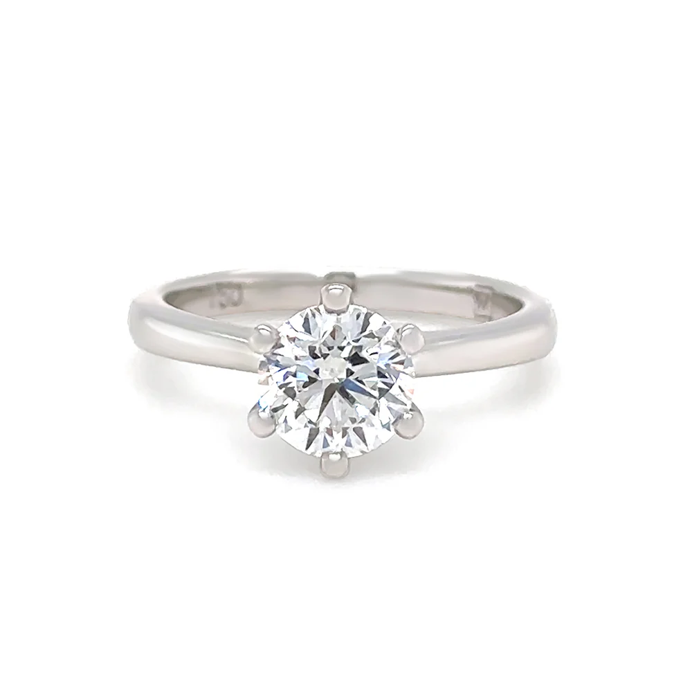 GIA 18ct White Gold Diamond Engagement Ring 1.01ct 3.62g - Image 2