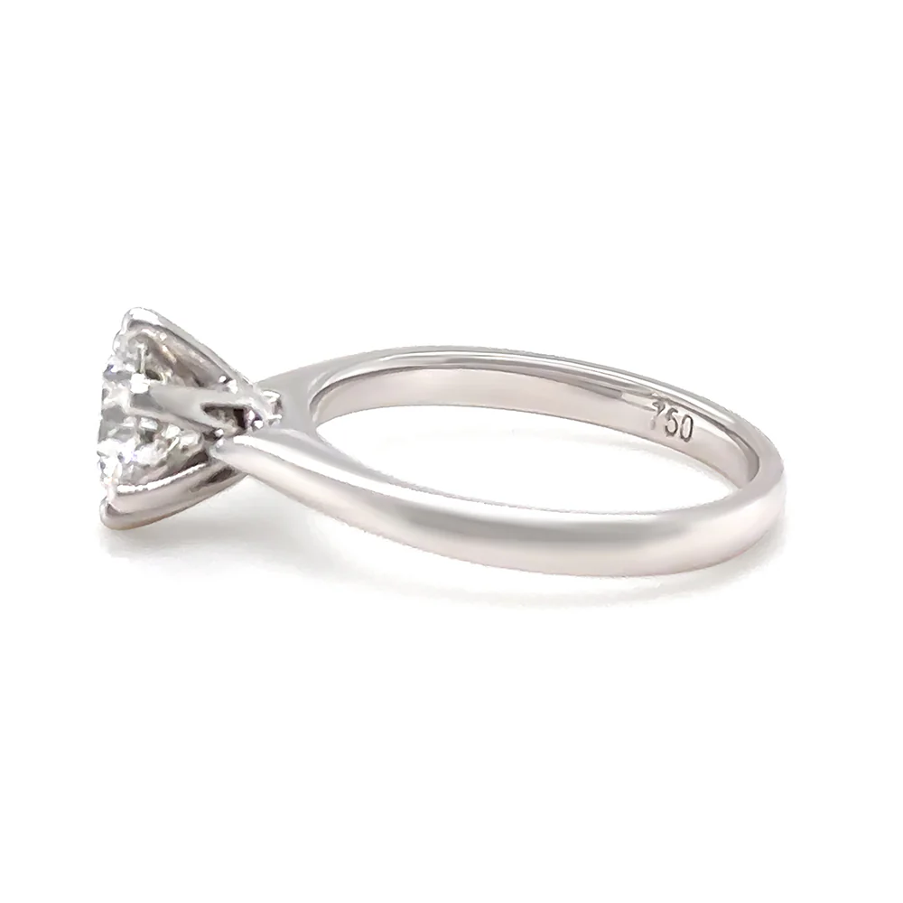 GIA 18ct White Gold Diamond Engagement Ring 1.01ct 3.62g - Image 4