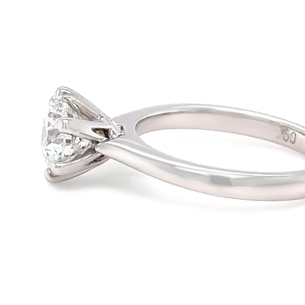 GIA 18ct White Gold Diamond Engagement Ring 1.01ct 3.62g - Image 5