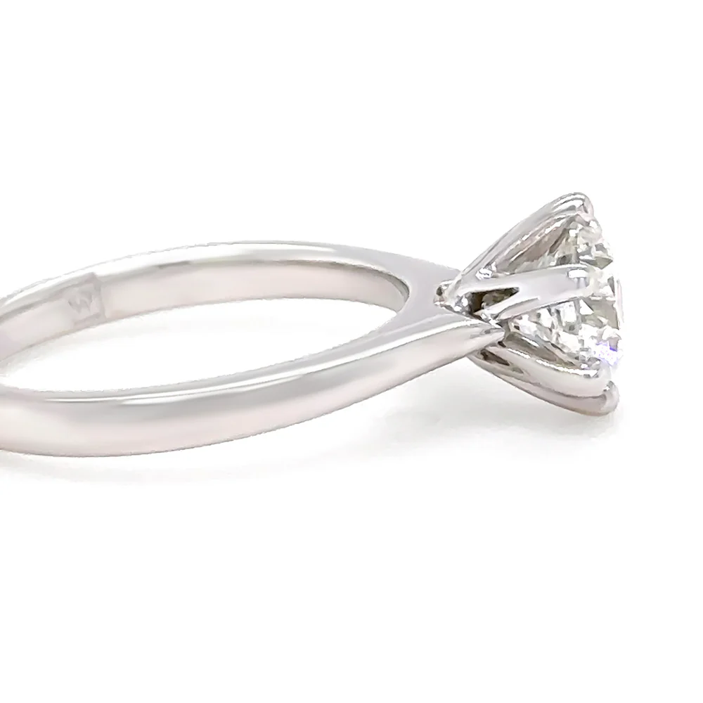 GIA 18ct White Gold Diamond Engagement Ring 1.01ct 3.62g - Image 6