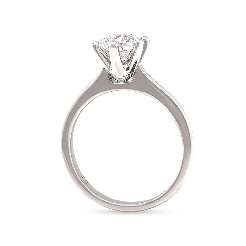 GIA 18ct White Gold Diamond Engagement Ring 1.01ct 3.62g - Image 7