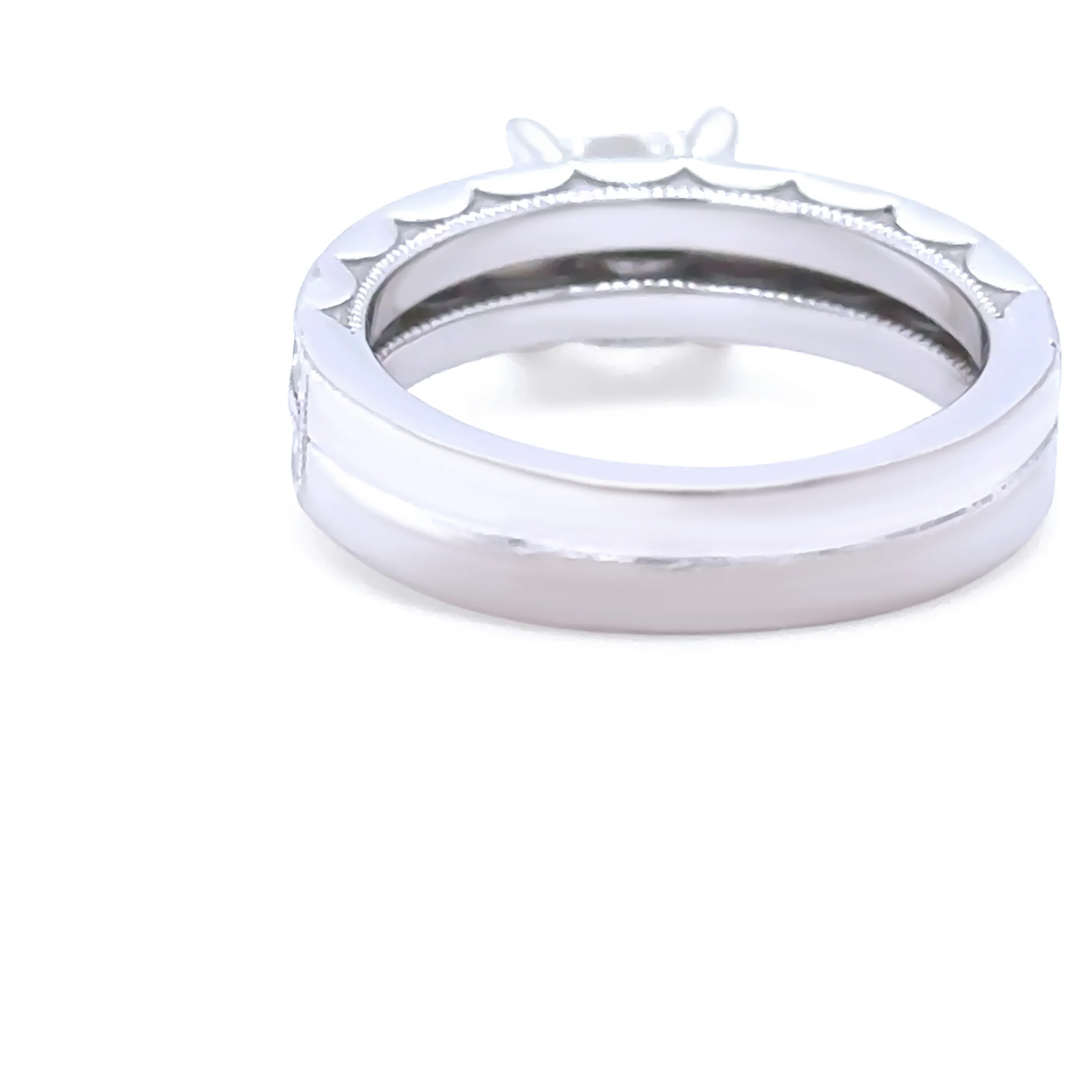 GIA 18ct White Gold Princess Cut Diamond Engagement Ring 1.72ct 6.55g - Image 4