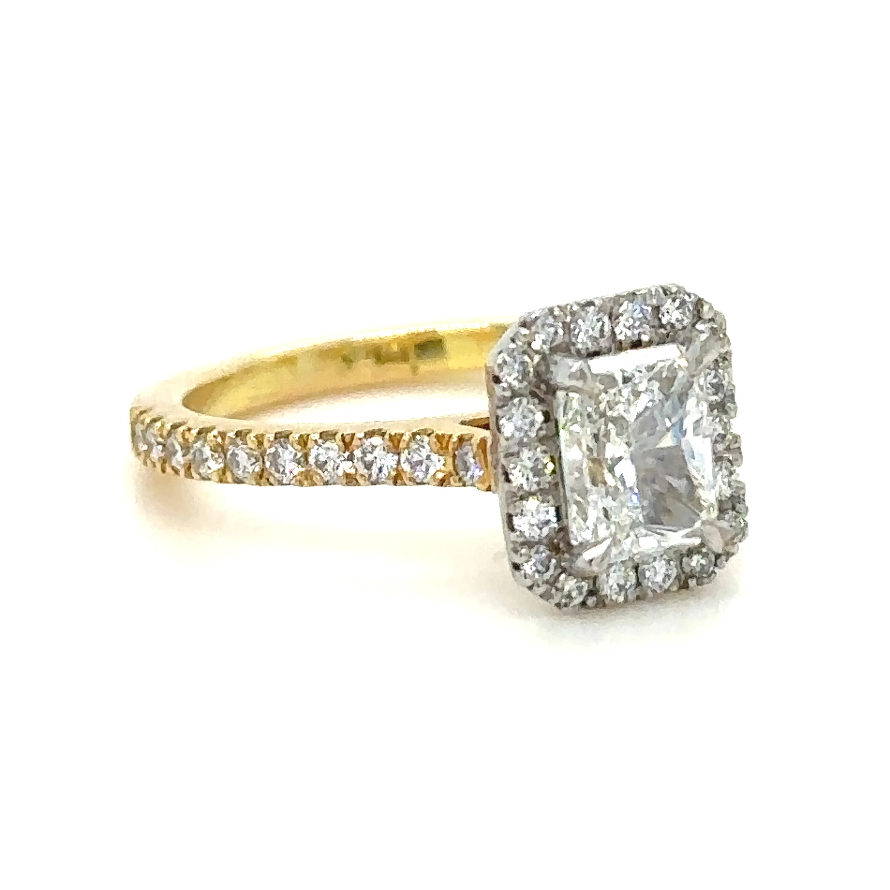 GIA Custom 18ct Engagement Ring 1.38ct - Image 8