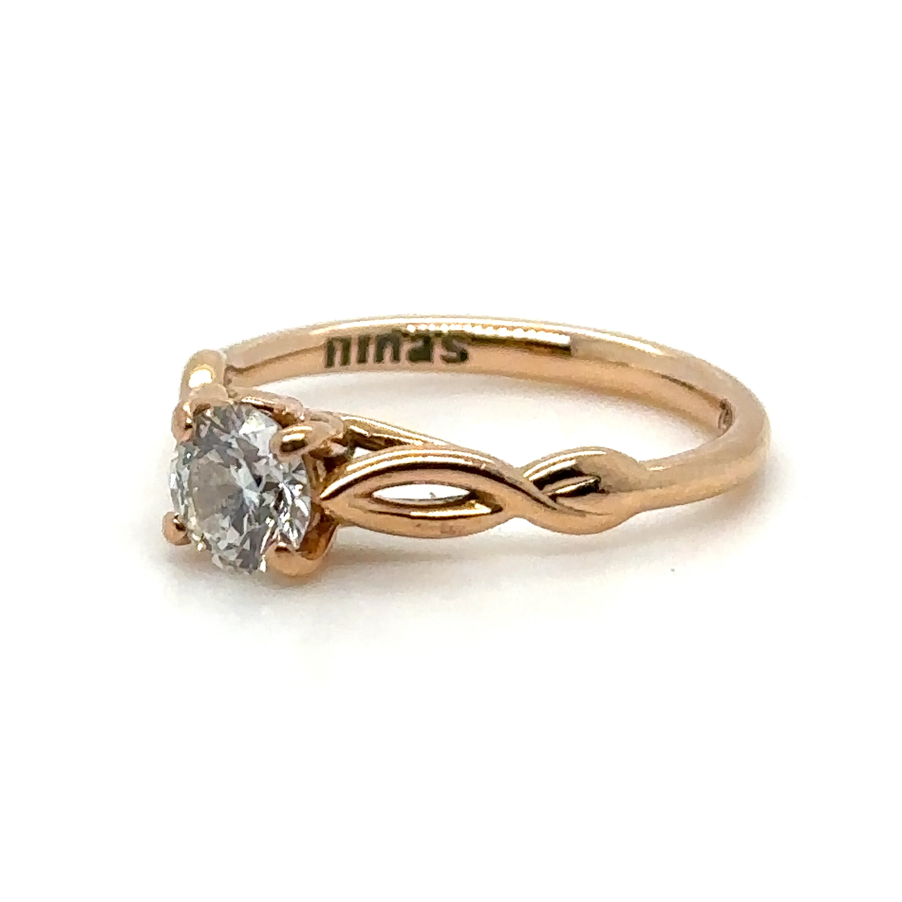 GIA Diamond Engagement Ring 0.62ct - Image 3