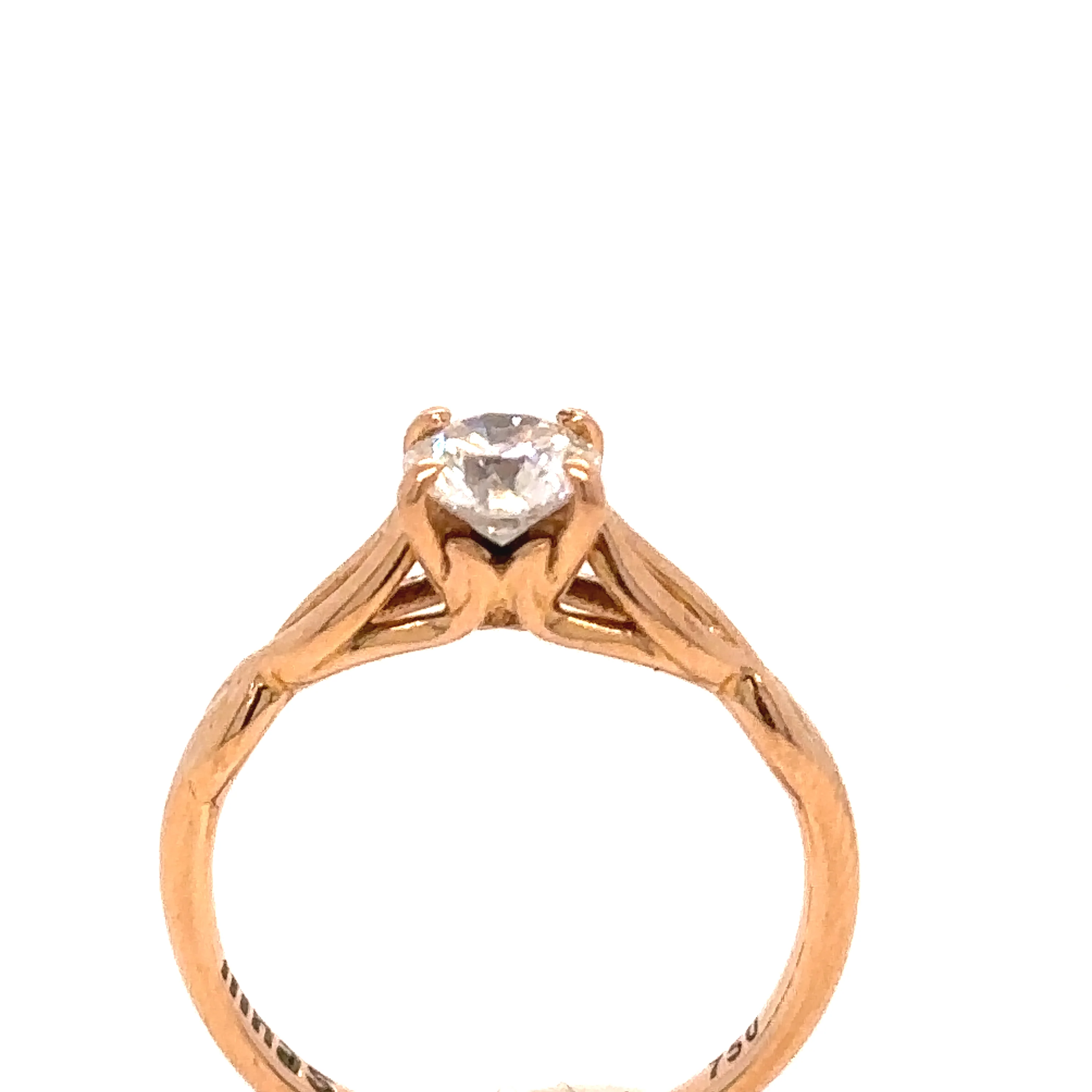 GIA Diamond Engagement Ring 0.62ct - Image 6