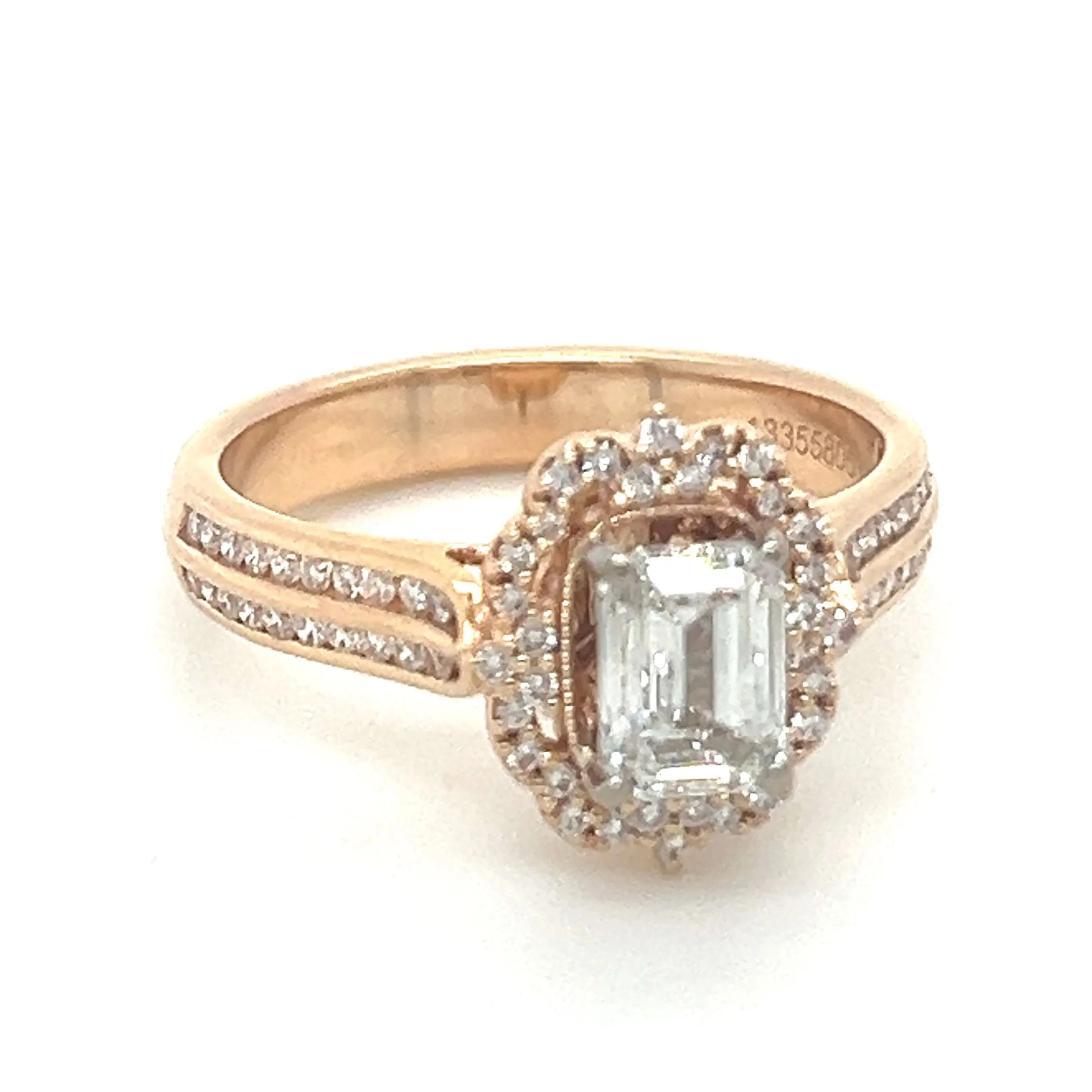 GIA Emerald Cut Diamond Ring 1.25ct - Image 2