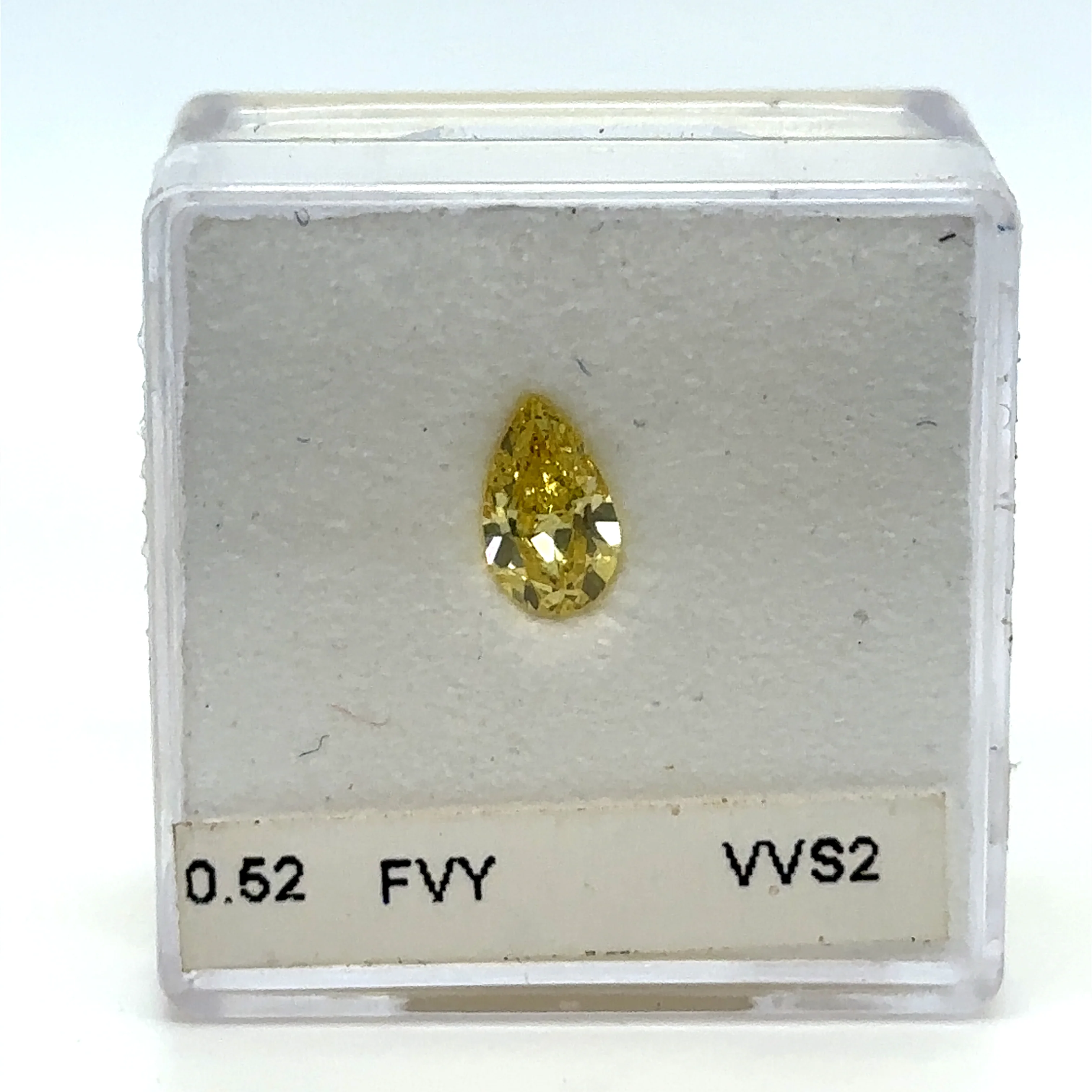 GIA Loose Natural Fancy Vivid Yellow Diamond 0.52ct - Image 6