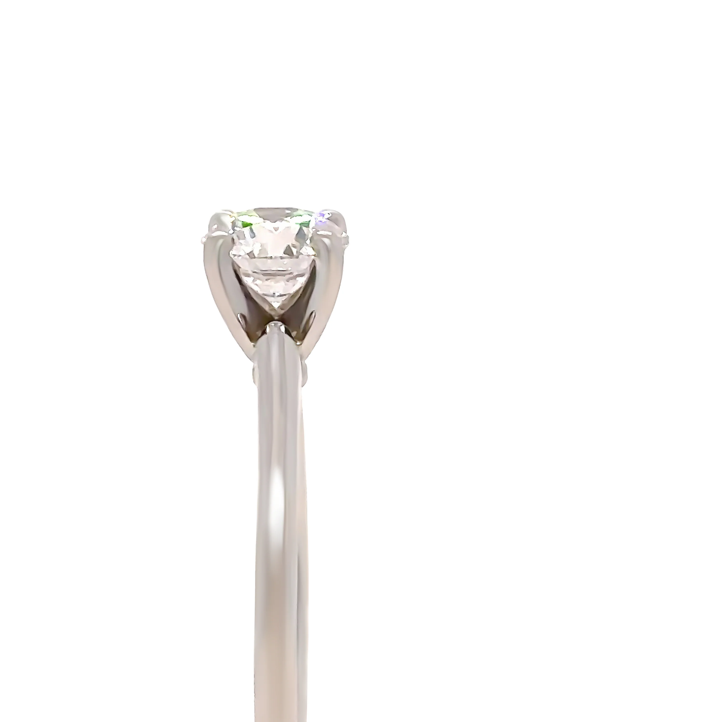 GIA Platinum Diamond Engagement Ring 0.87ct - Image 5
