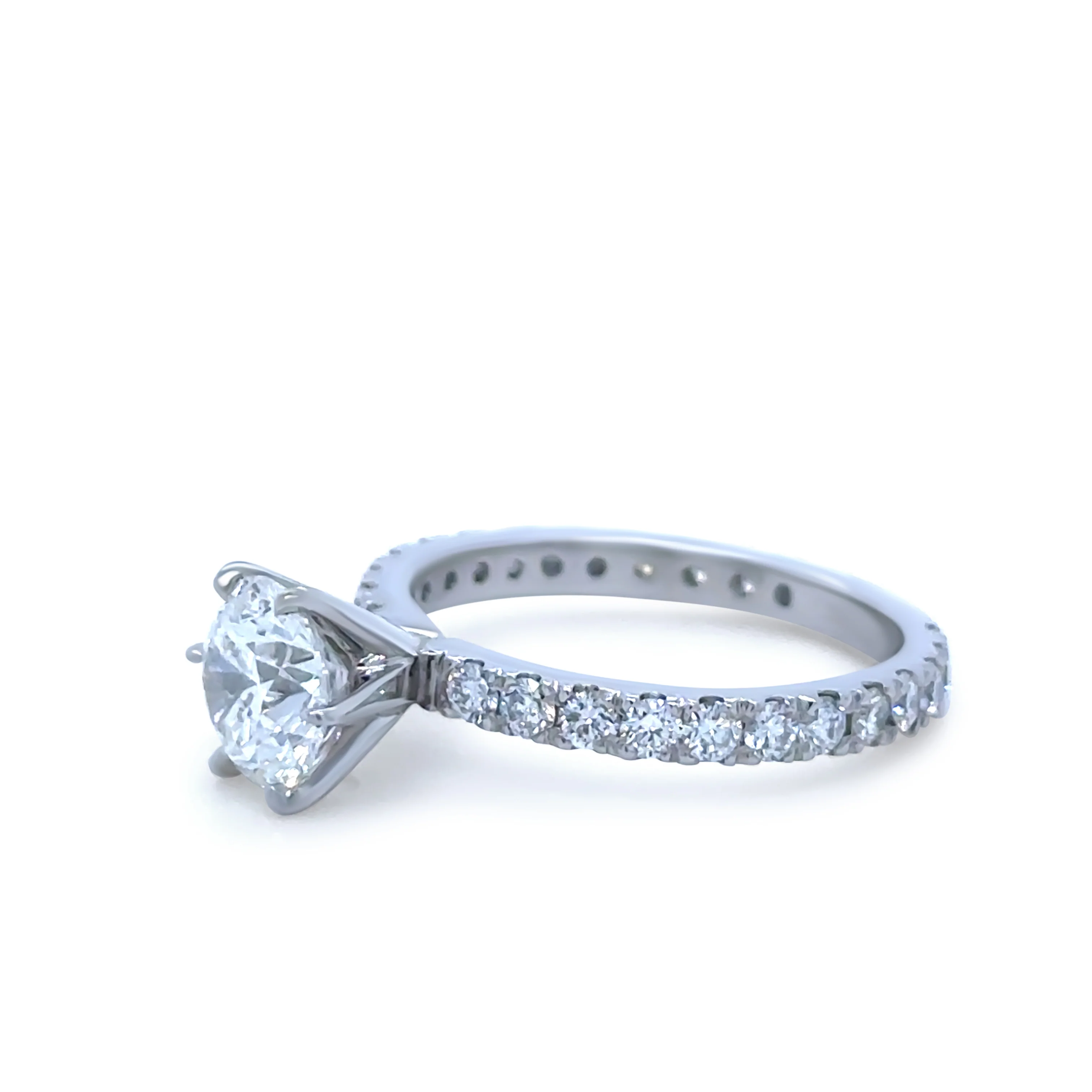 GIA Platinum Diamond Engagement Ring 2.1ct - Image 2