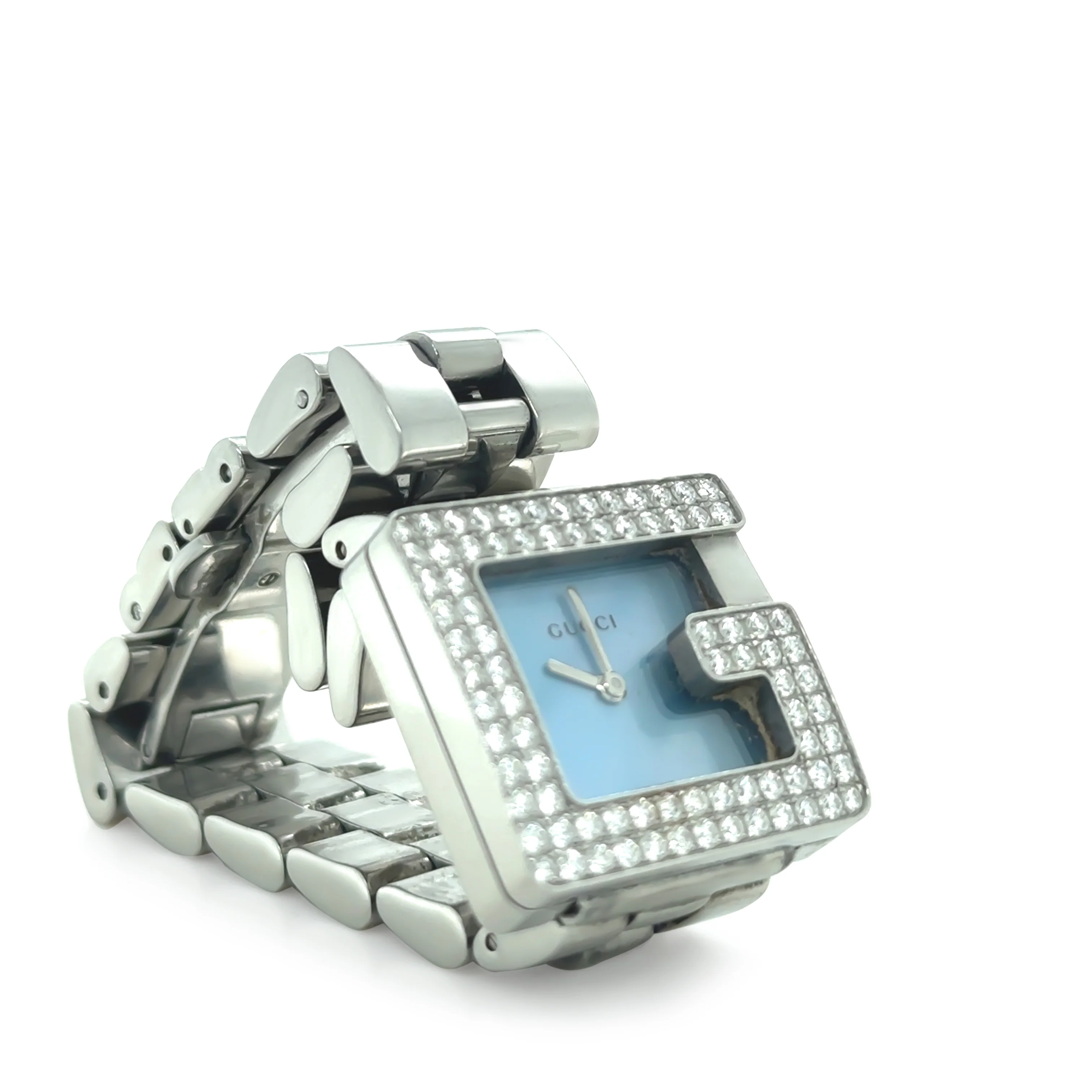 Gucci Stainless Steel Diamond Watch 1.00ct - 85.79g - Image 2