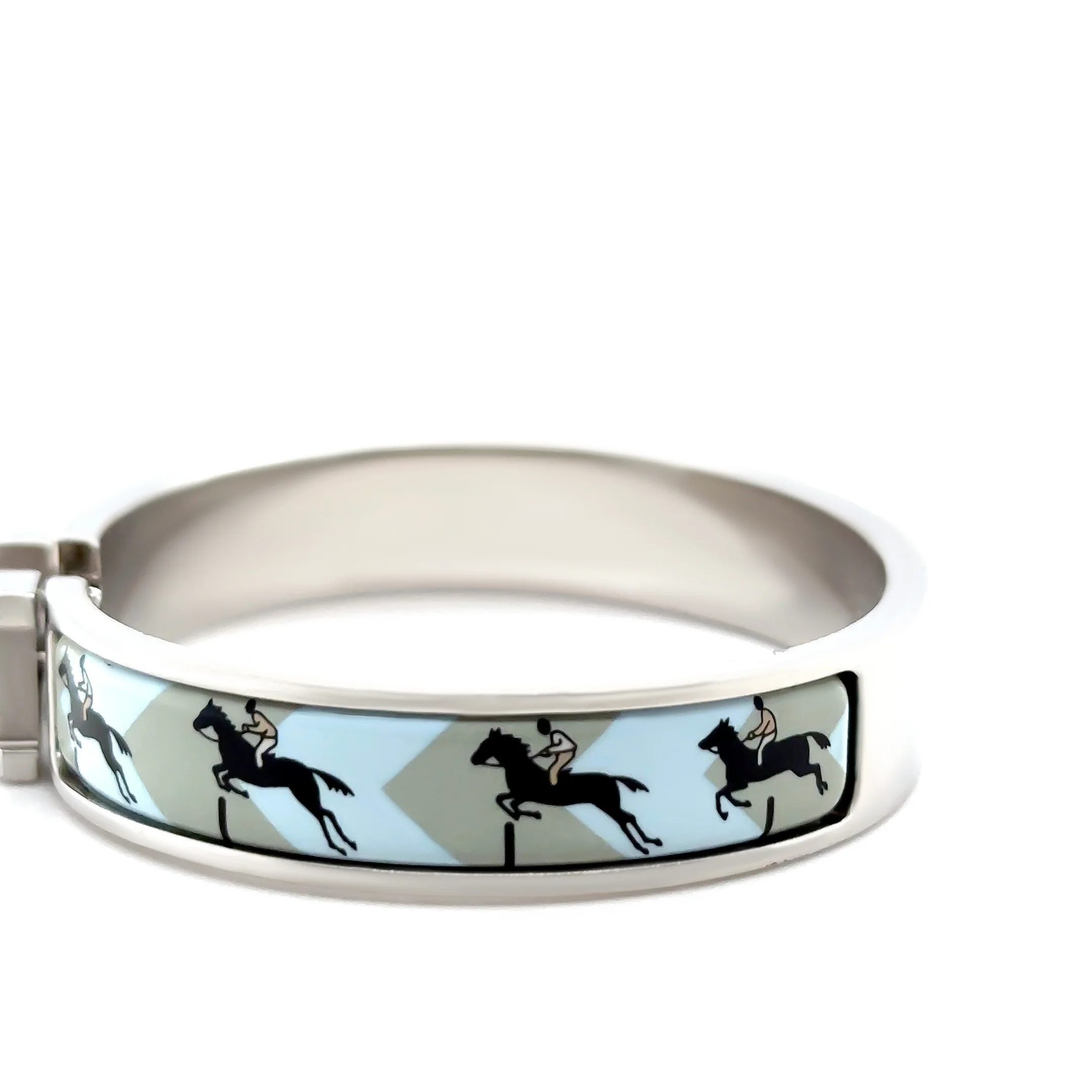 Hermès Clic H Narrow Enamel Bracelet “Les Allures” - Image 3