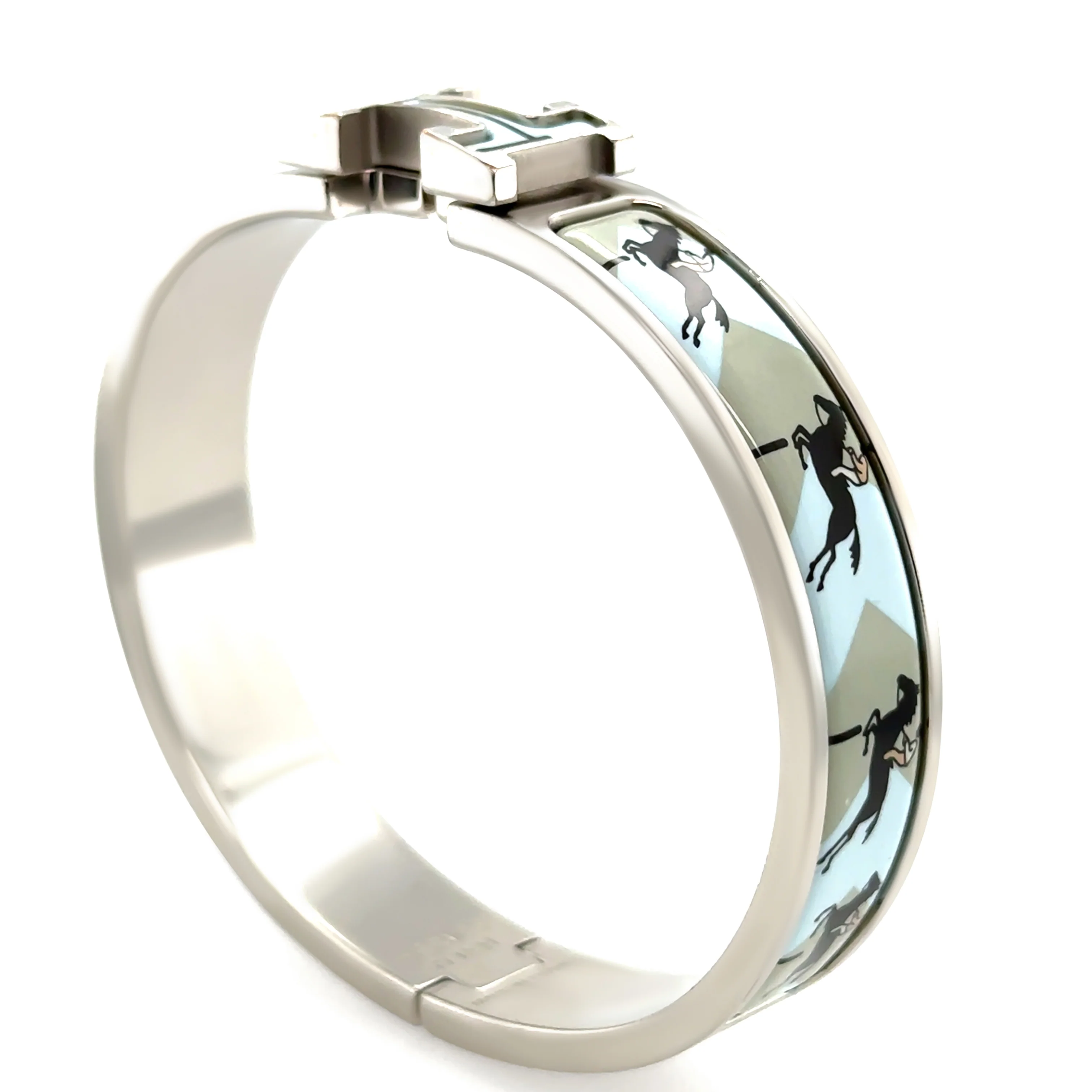Hermès Clic H Narrow Enamel Bracelet “Les Allures” - Image 5