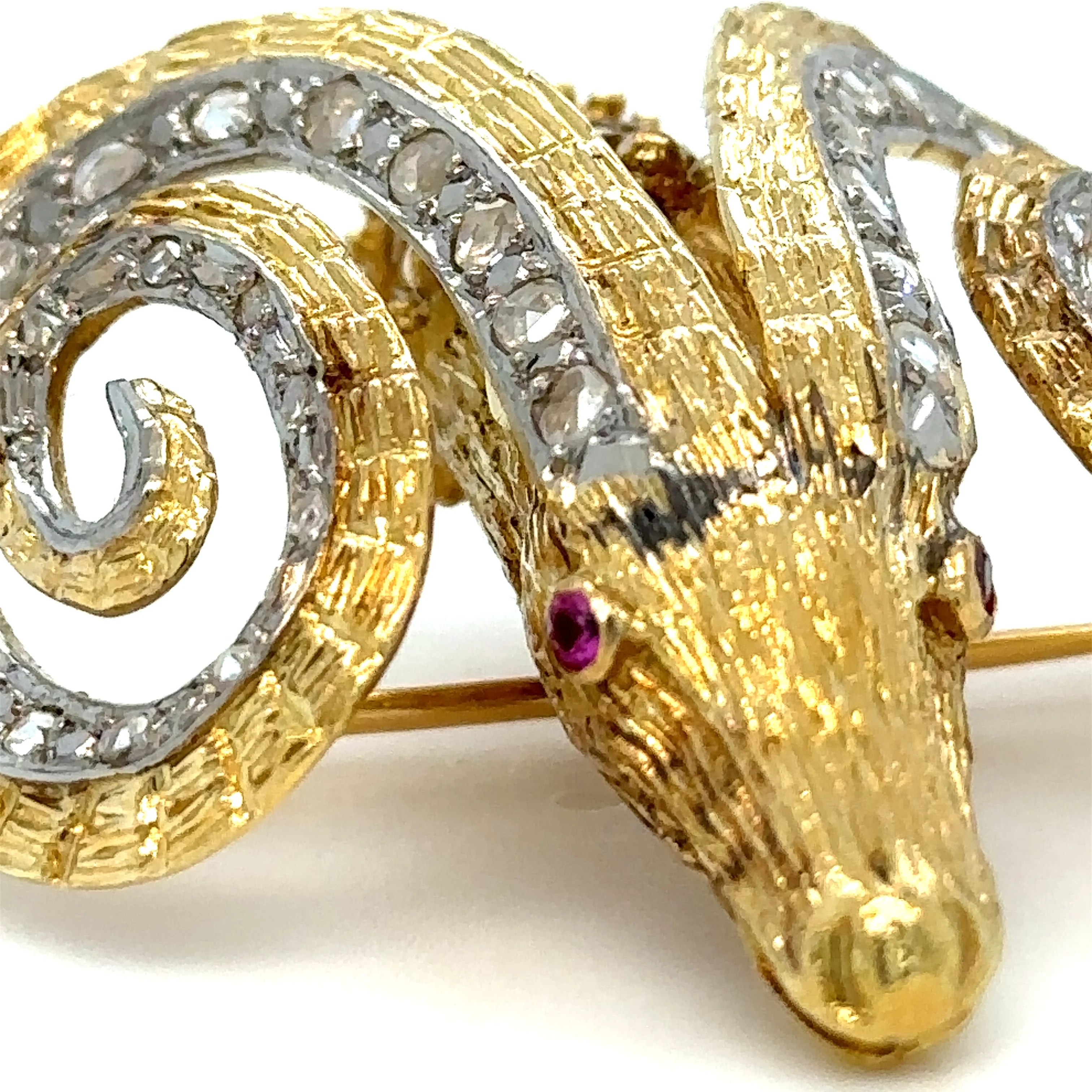 Ilias Lalaounis Vintage Ram's Head Brooch - Image 3