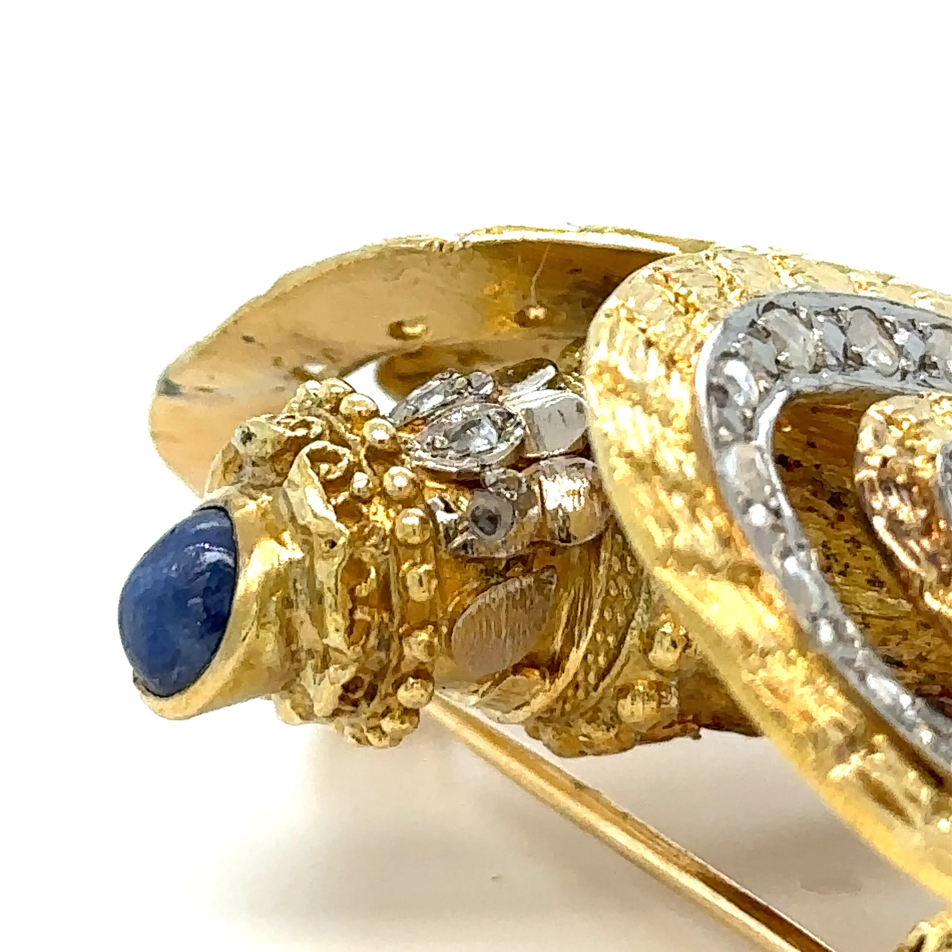 Ilias Lalaounis Vintage Ram's Head Brooch - Image 5