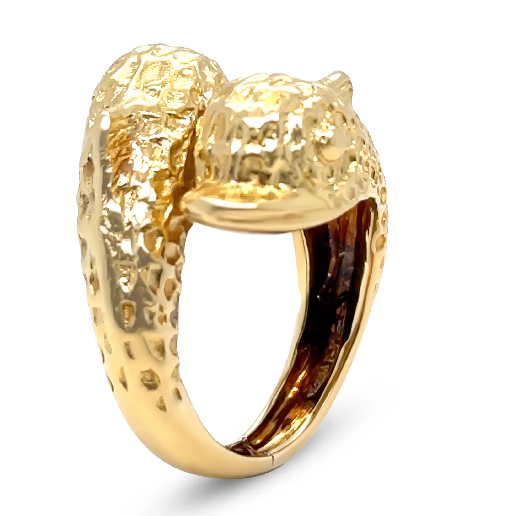 Ilias Lalaounis 18ct Yellow Gold Textured Ring 12.59g - Image 3