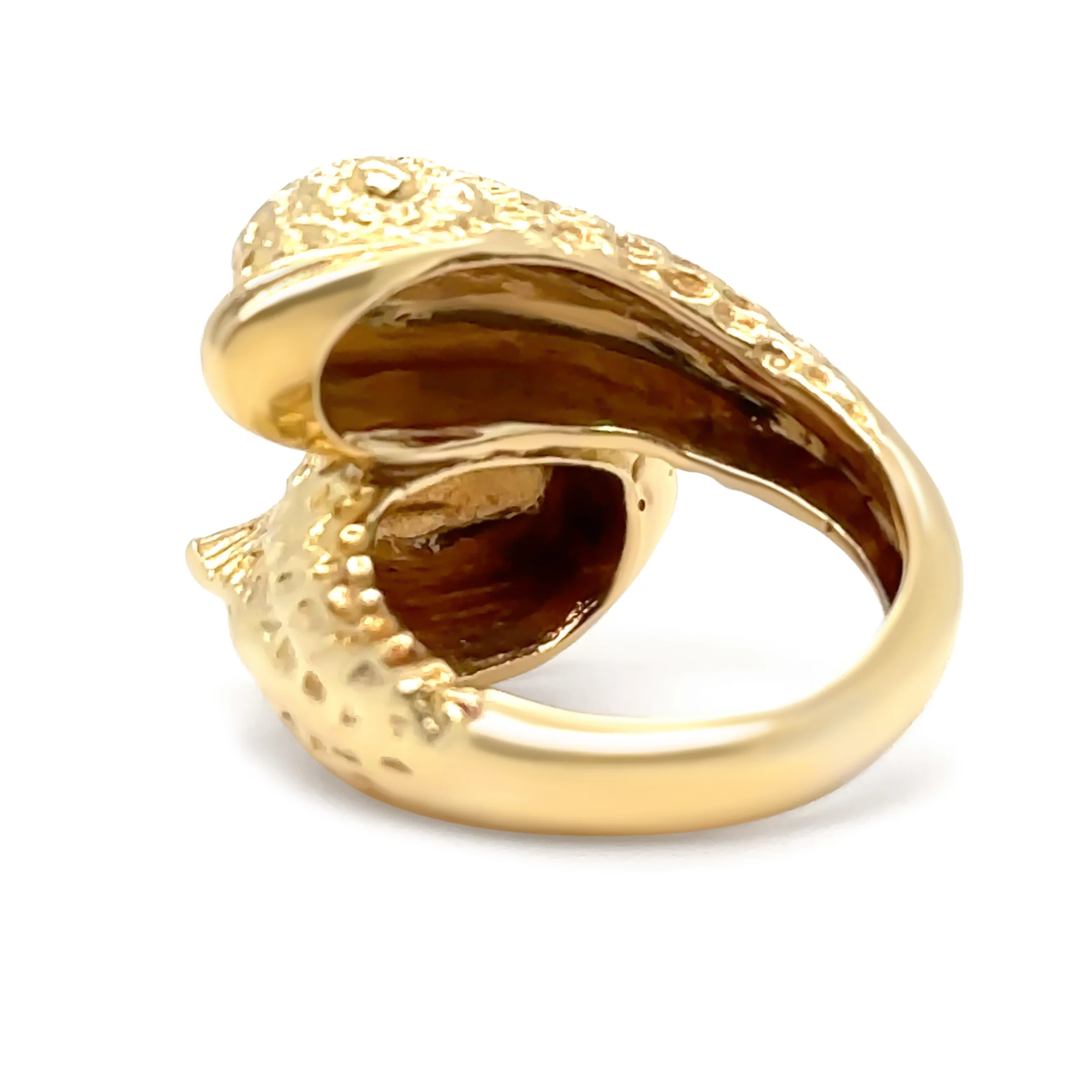 Ilias Lalaounis 18ct Yellow Gold Textured Ring 12.59g - Image 5