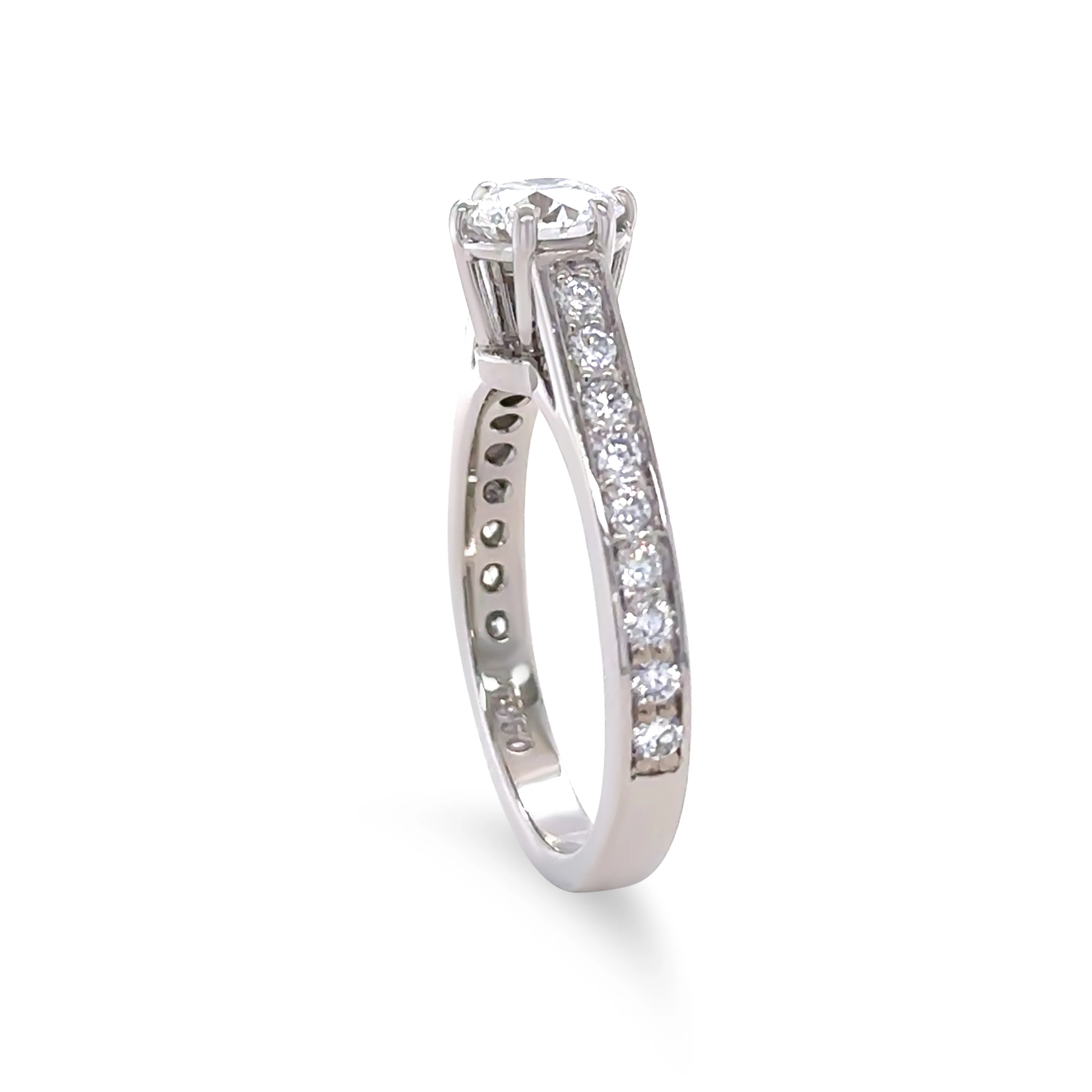 James Allen Platinum Diamond Engagement Ring 1.09ct 6.46g - Image 10