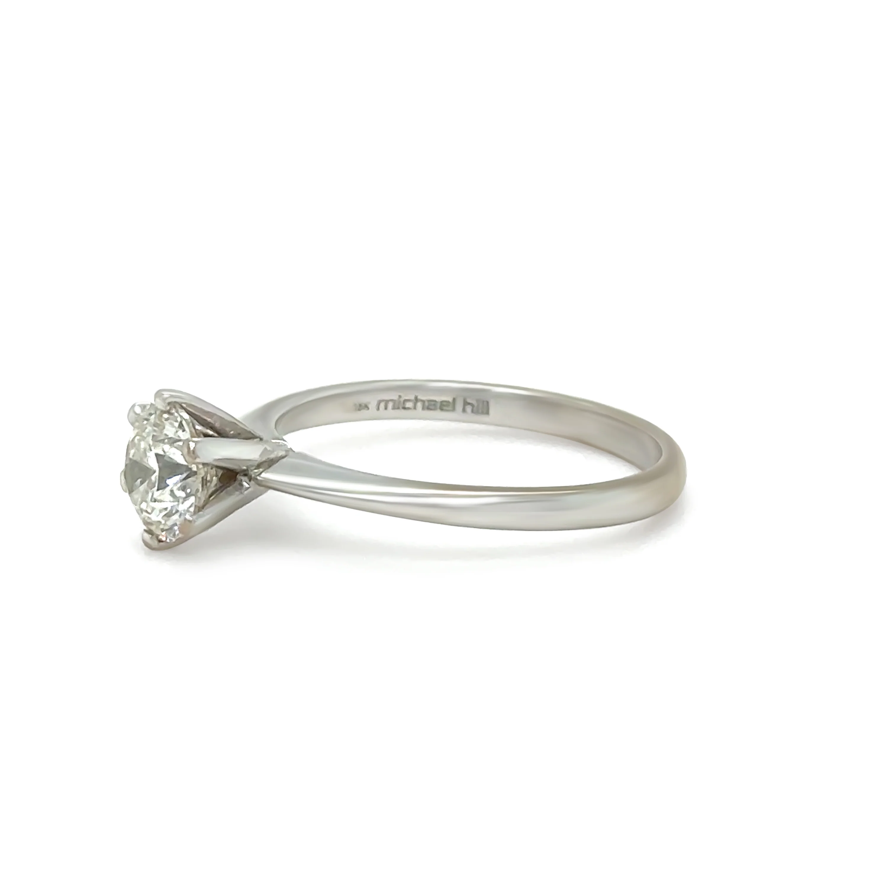 Michael Hill 18ct White Gold Diamond Engagement Ring 0.90ct 3g - Image 2