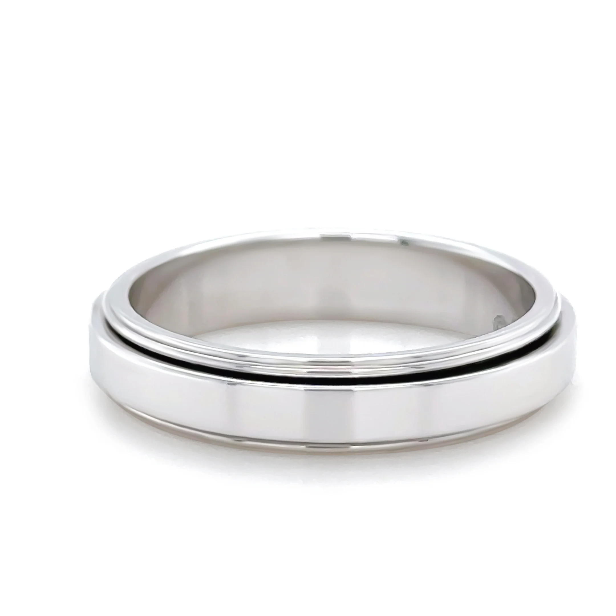 Piaget 18ct White Gold Possession Diamond Spinning Ring 0.02ct 6.31g - Image 5