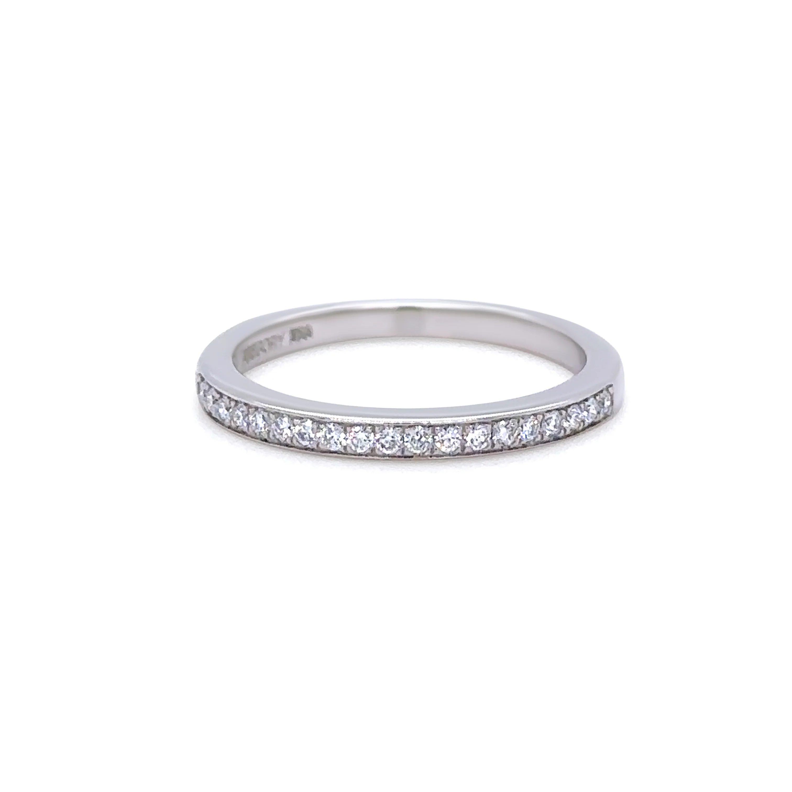 Platinum & 18ct White Gold Diamond Engagement and Wedding Ring Set 1.16ct - Image 10